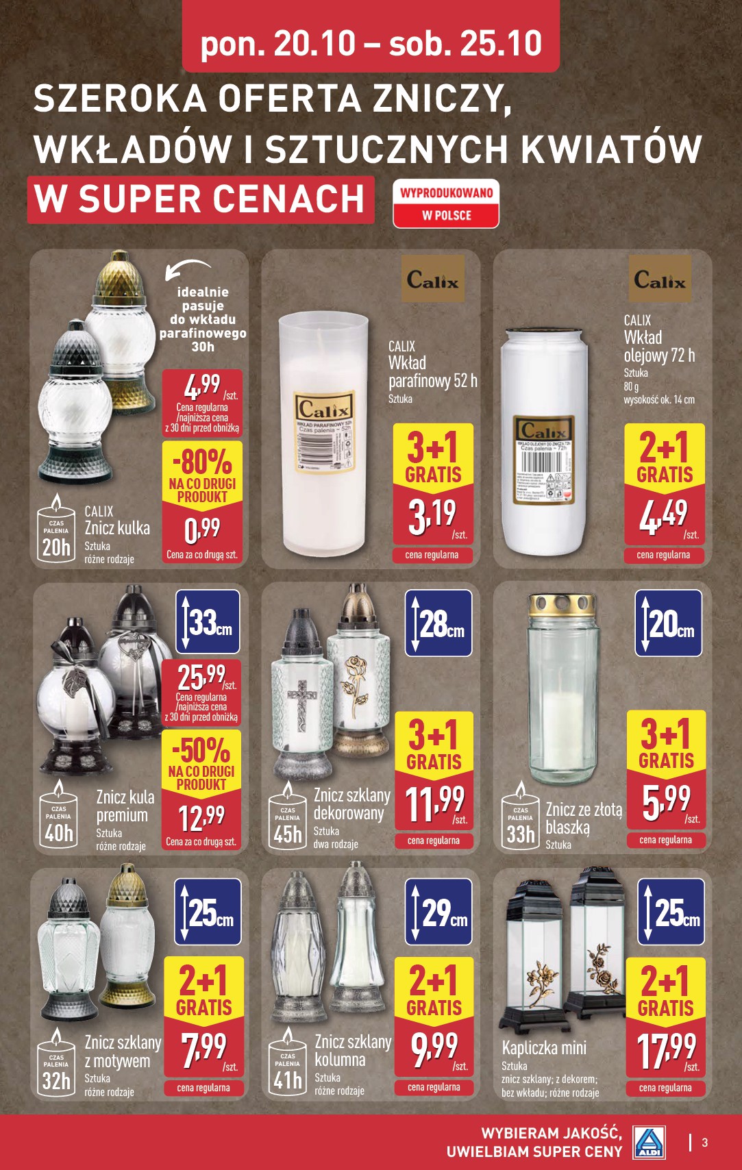 aldi - Gazetka ALDI - Artykuły przemysłowe i tekstylia - ważna od 22.10. do 25.10. - page: 3