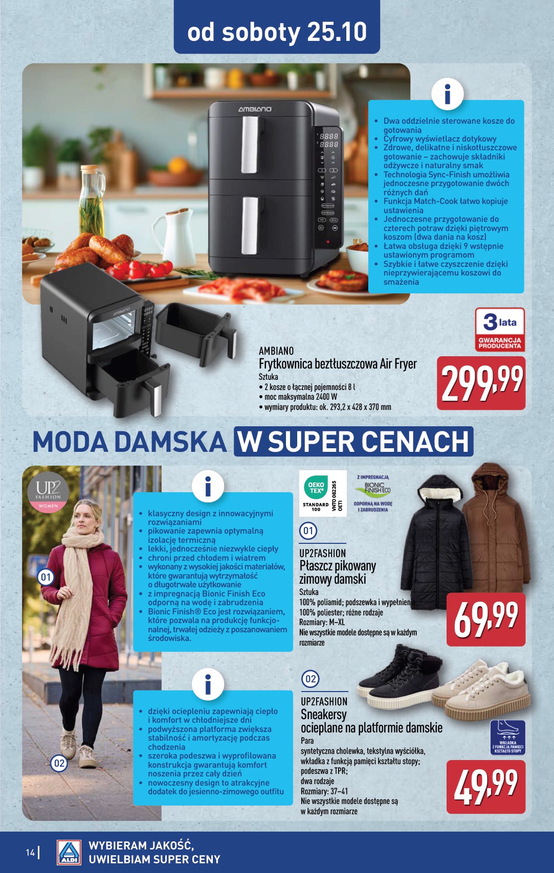 aldi - Gazetka ALDI - Artykuły przemysłowe i tekstylia - ważna od 22.10. do 25.10. - page: 14