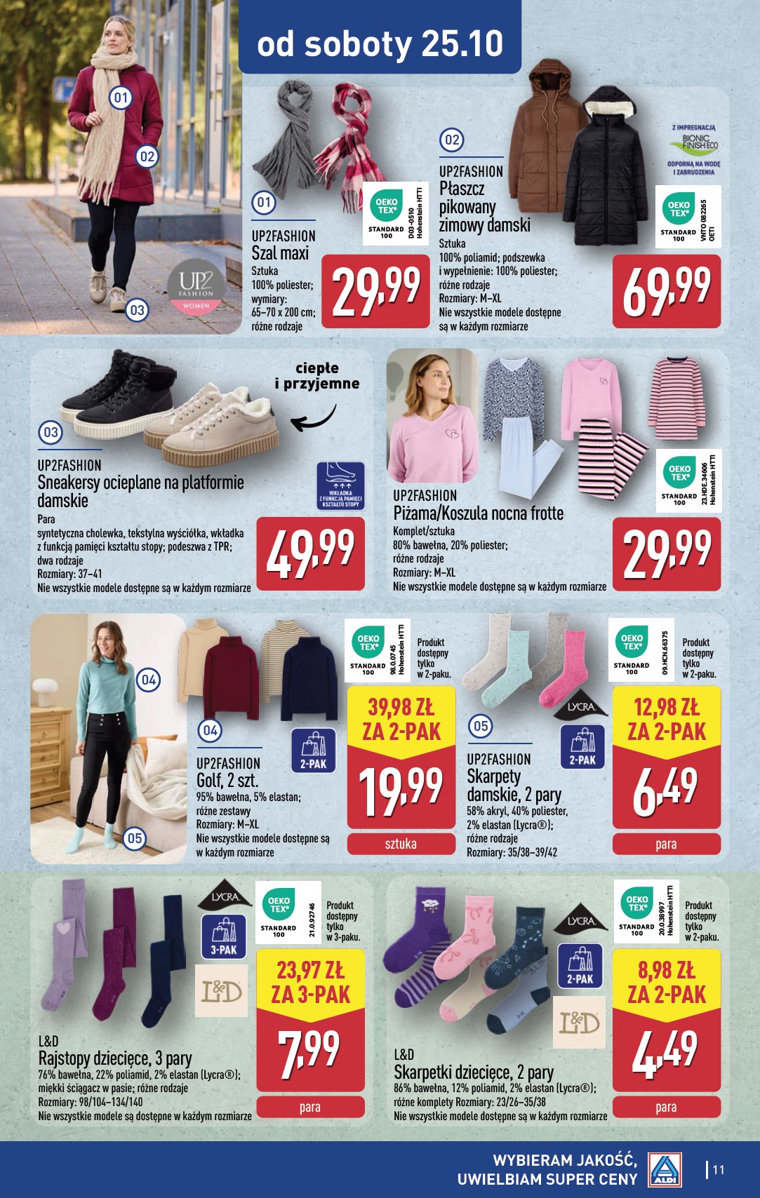 aldi - Gazetka ALDI - Artykuły przemysłowe i tekstylia - ważna od 22.10. do 25.10. - page: 11