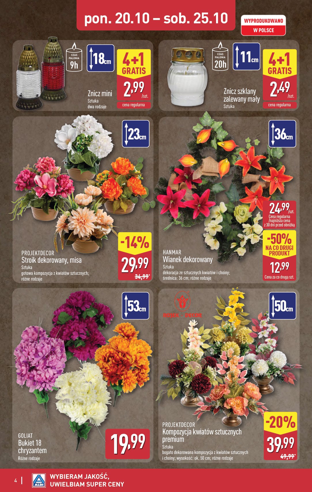 aldi - Gazetka ALDI - Artykuły przemysłowe i tekstylia - ważna od 22.10. do 25.10. - page: 4