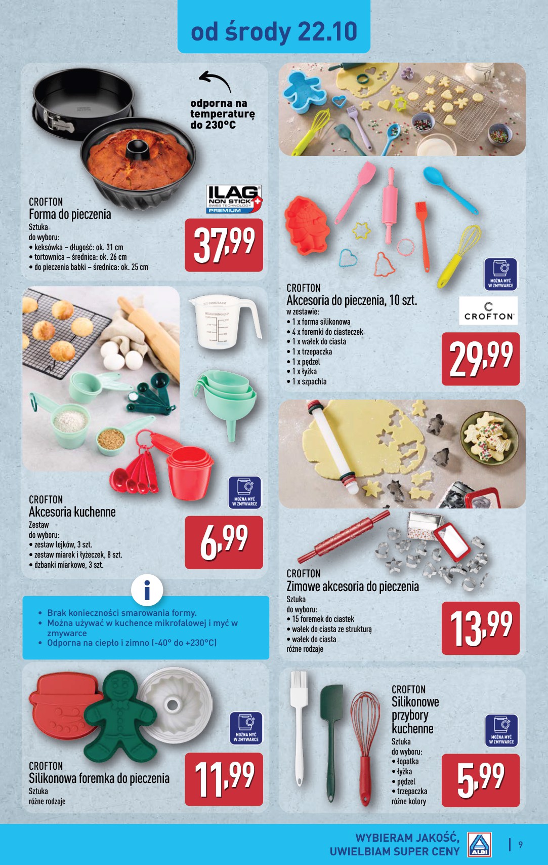 aldi - Gazetka ALDI - Artykuły przemysłowe i tekstylia - ważna od 22.10. do 25.10. - page: 9