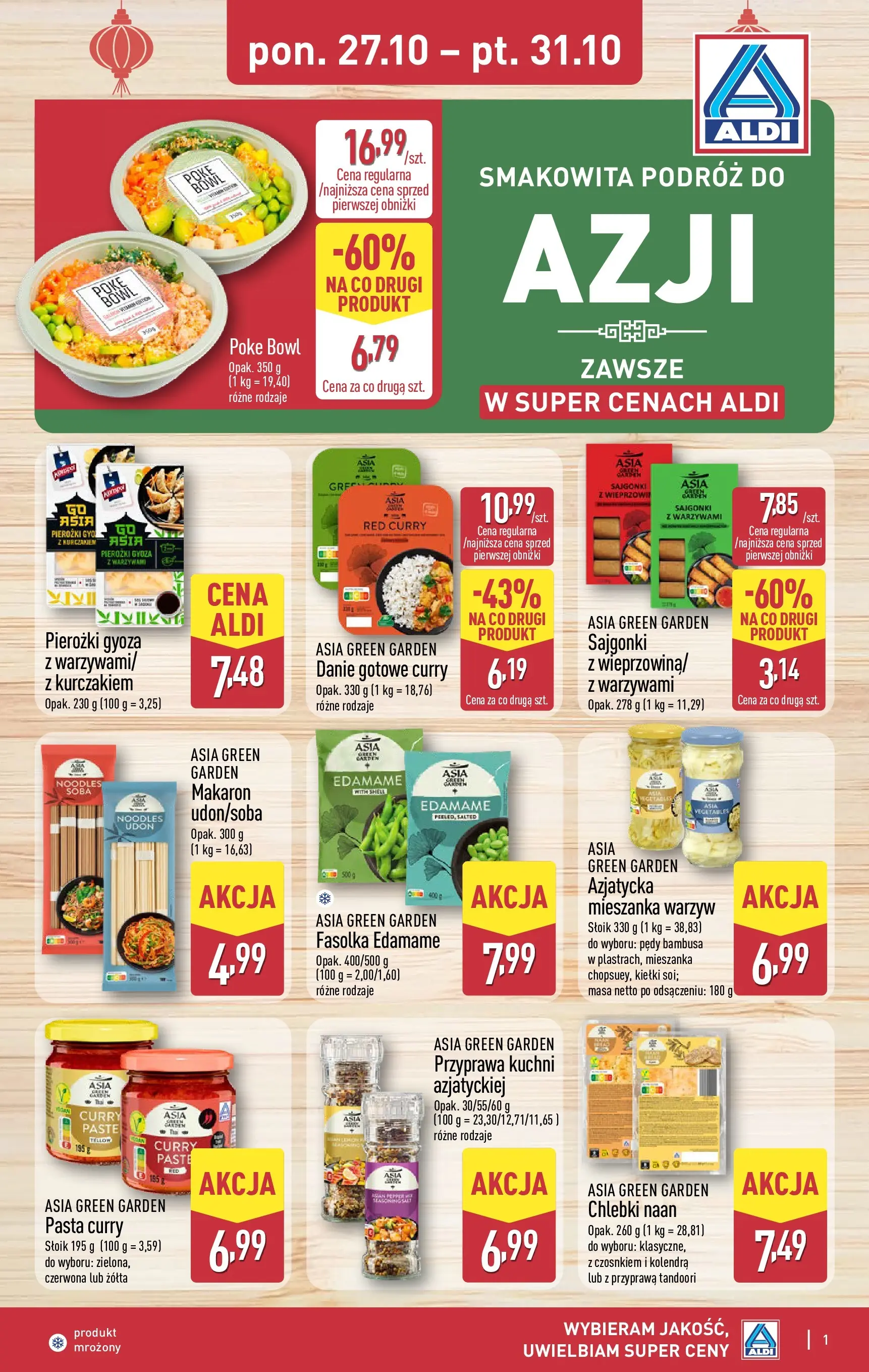 aldi - Gazetka ALDI - Smakowita podróż do Azji - ważna od 27.10. do 31.10.