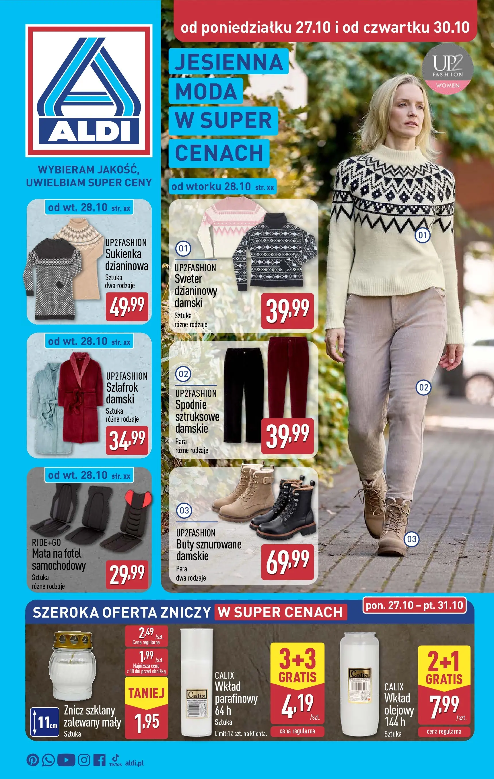 aldi - Gazetka ALDI - Jesienna moda - ważna od 27.10. do 31.10.