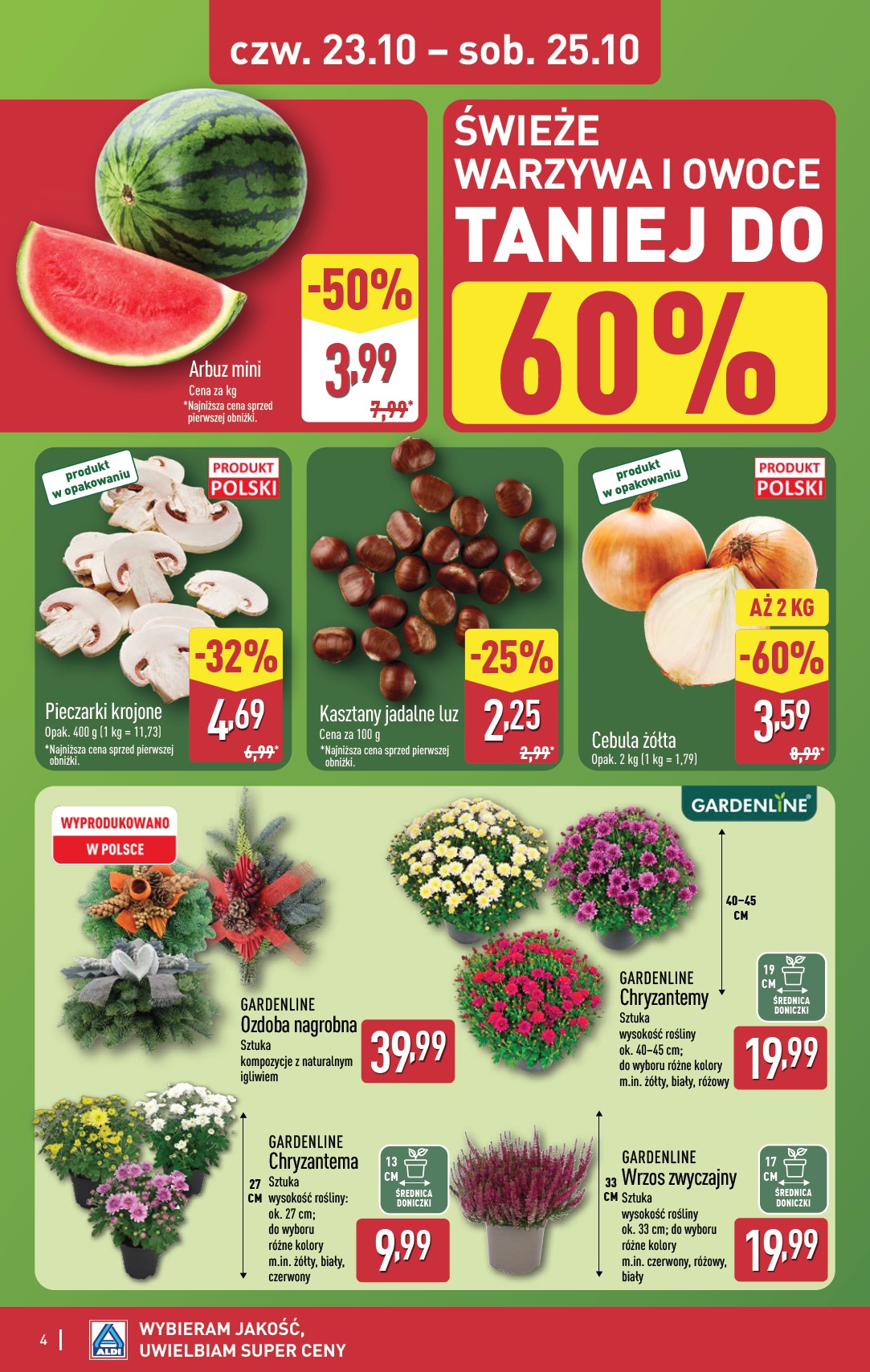 aldi - Gazetka ALDI - Oferta weekendowa - ważna od 23.10. do 25.10. - page: 4