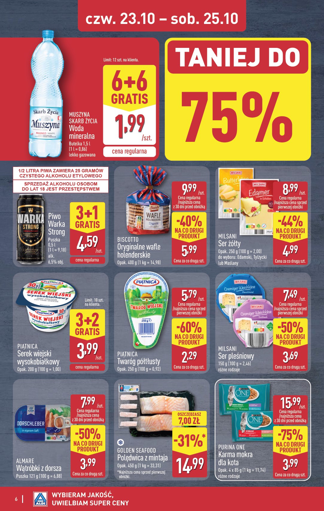 aldi - Gazetka ALDI - Oferta weekendowa - ważna od 23.10. do 25.10. - page: 6