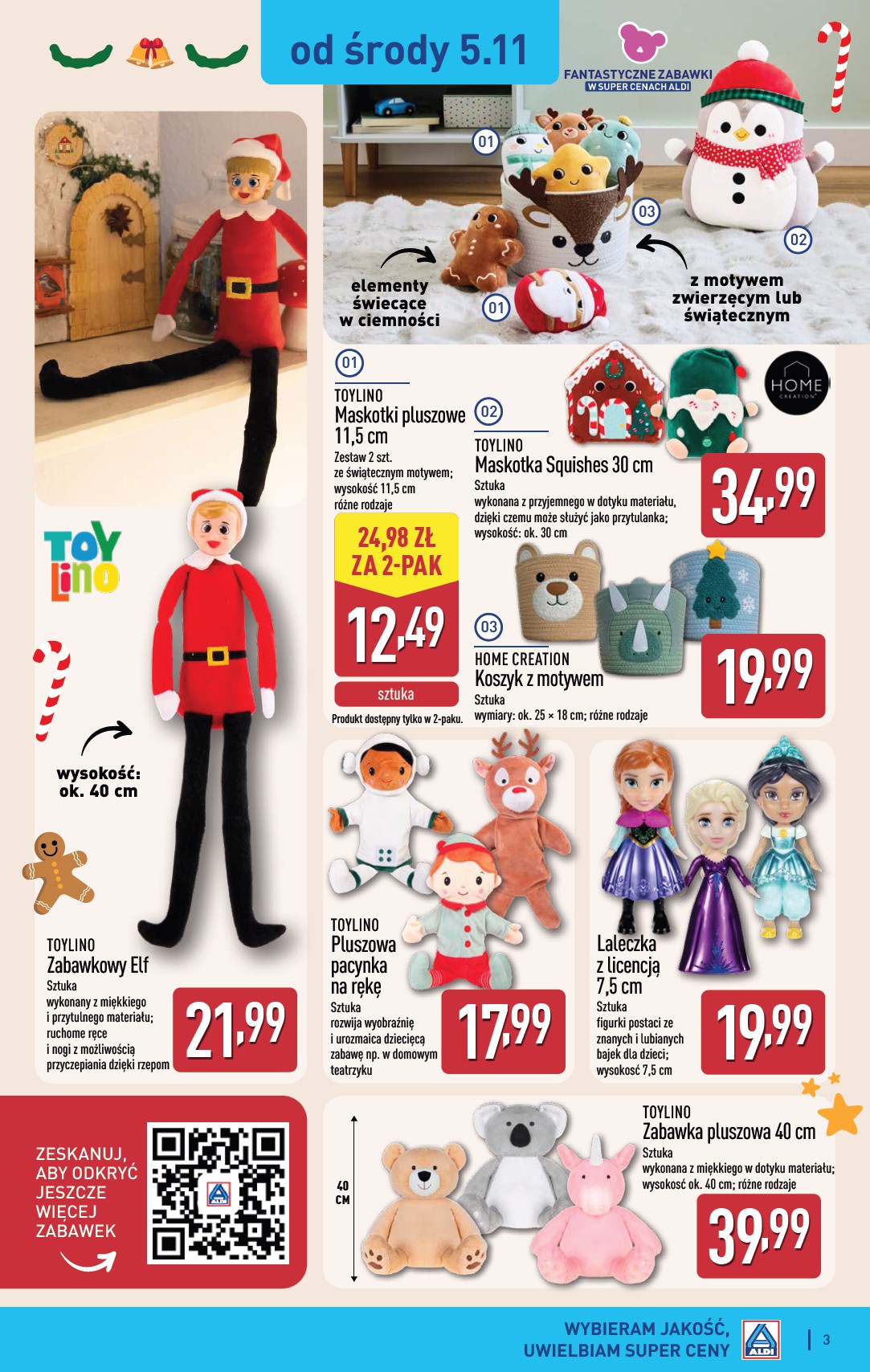 aldi - Gazetka ALDI - Artykuły przemysłowe i tekstylia - ważna od 05.11. do 08.11. - page: 3