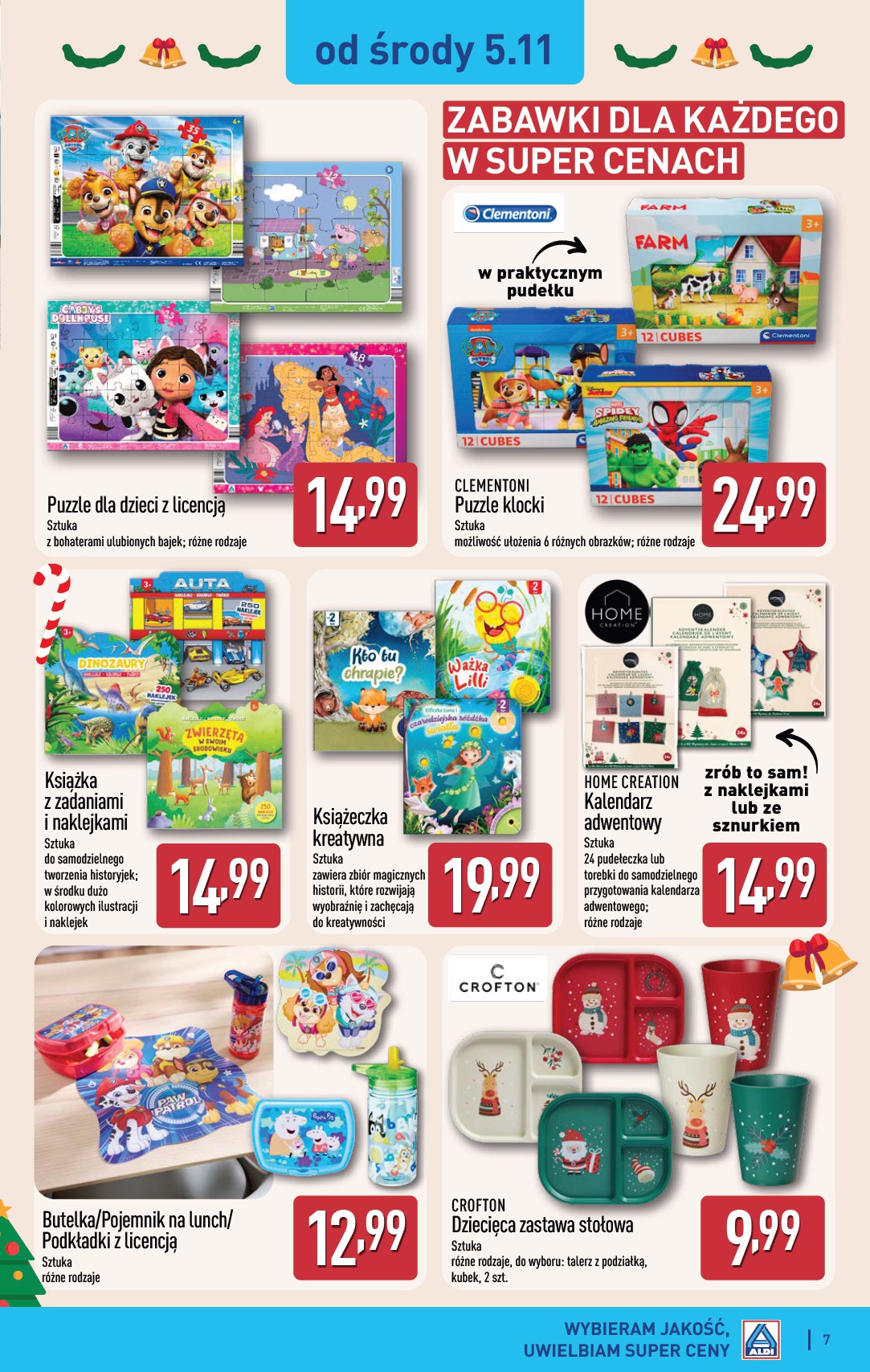 aldi - Gazetka ALDI - Artykuły przemysłowe i tekstylia - ważna od 05.11. do 08.11. - page: 7