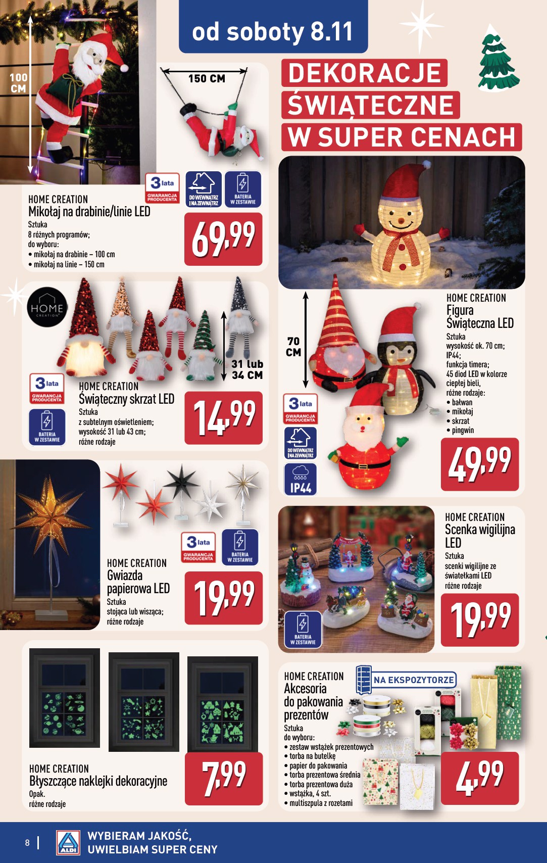 aldi - Gazetka ALDI - Artykuły przemysłowe i tekstylia - ważna od 05.11. do 08.11. - page: 8