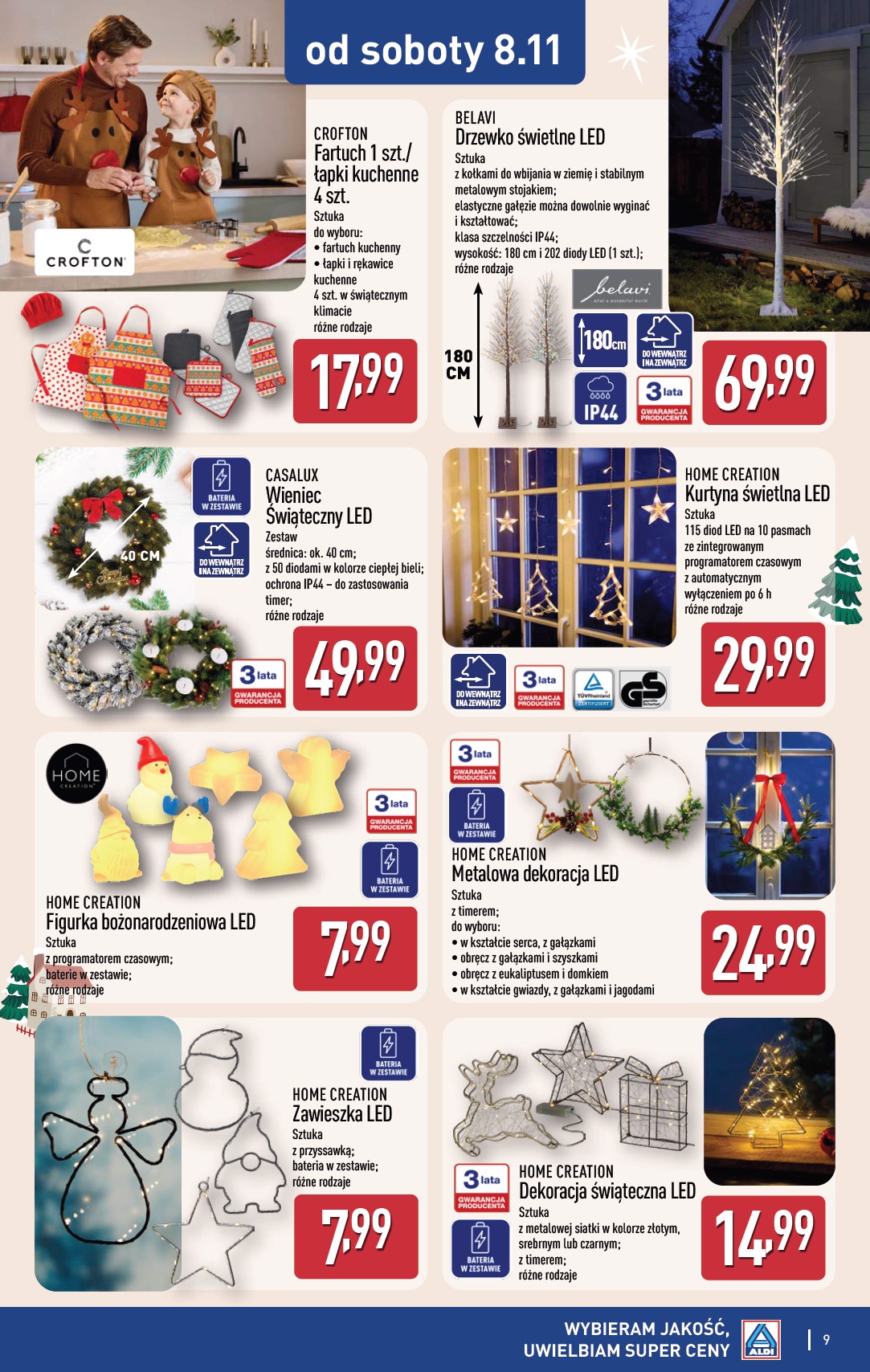 aldi - Gazetka ALDI - Artykuły przemysłowe i tekstylia - ważna od 05.11. do 08.11. - page: 9