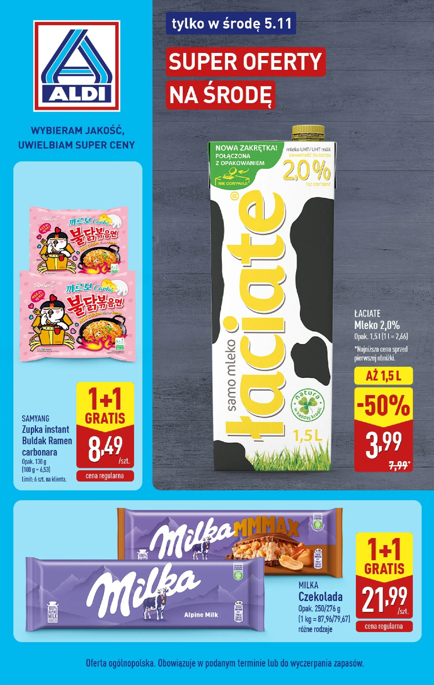 aldi - Gazetka ALDI - Super oferty na środę - ważna od 05.11. do 05.11.