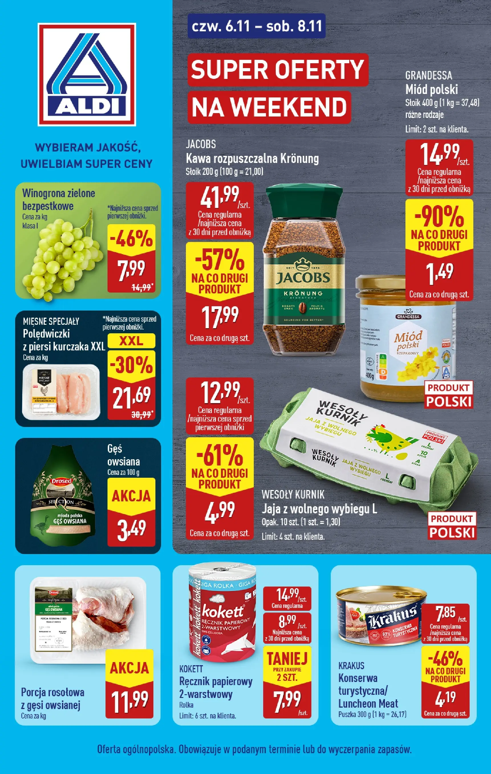 aldi - Gazetka ALDI - Super oferty na weekend - ważna od 06.11. do 08.11.