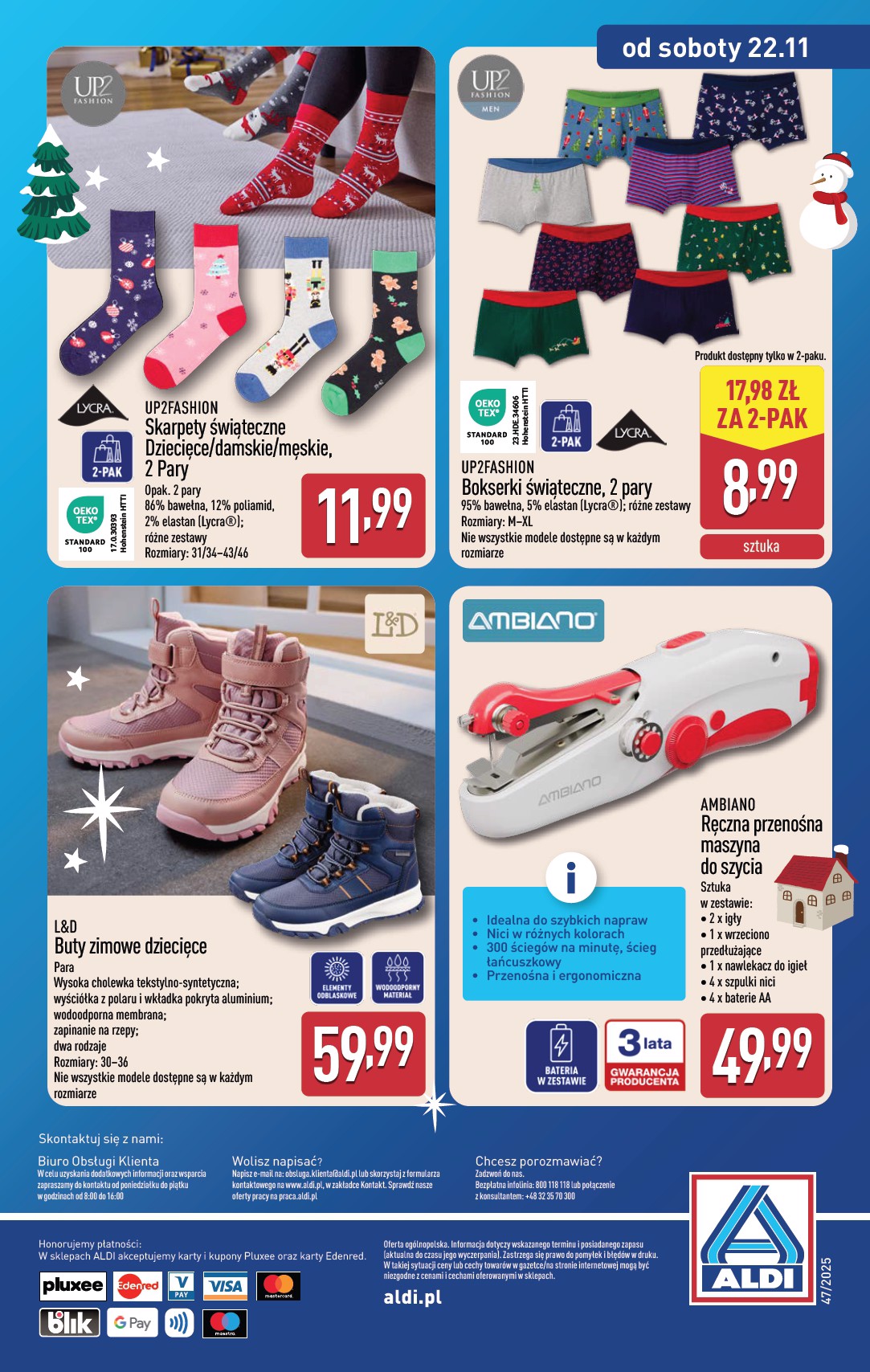 aldi - Gazetka ALDI - Artykuły przemysłowe i tekstylia - ważna od 19.11. do 22.11. - page: 16