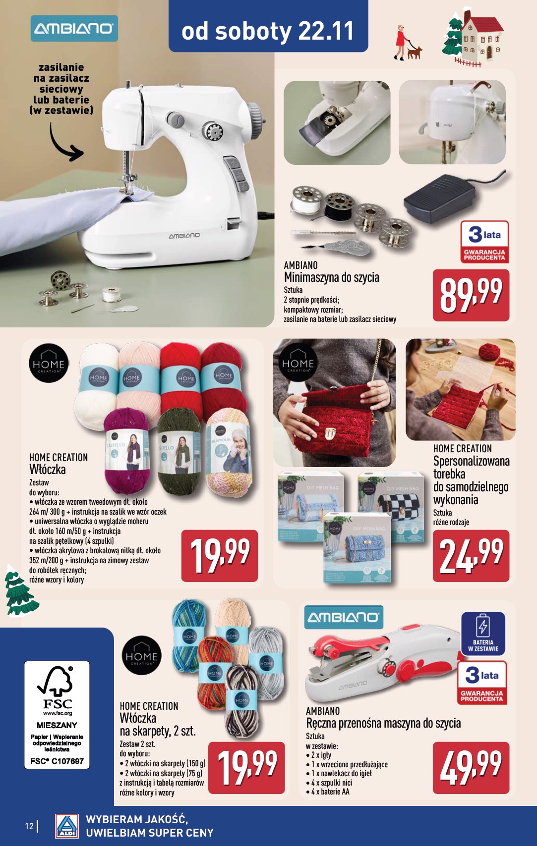 aldi - Gazetka ALDI - Artykuły przemysłowe i tekstylia - ważna od 19.11. do 22.11. - page: 12