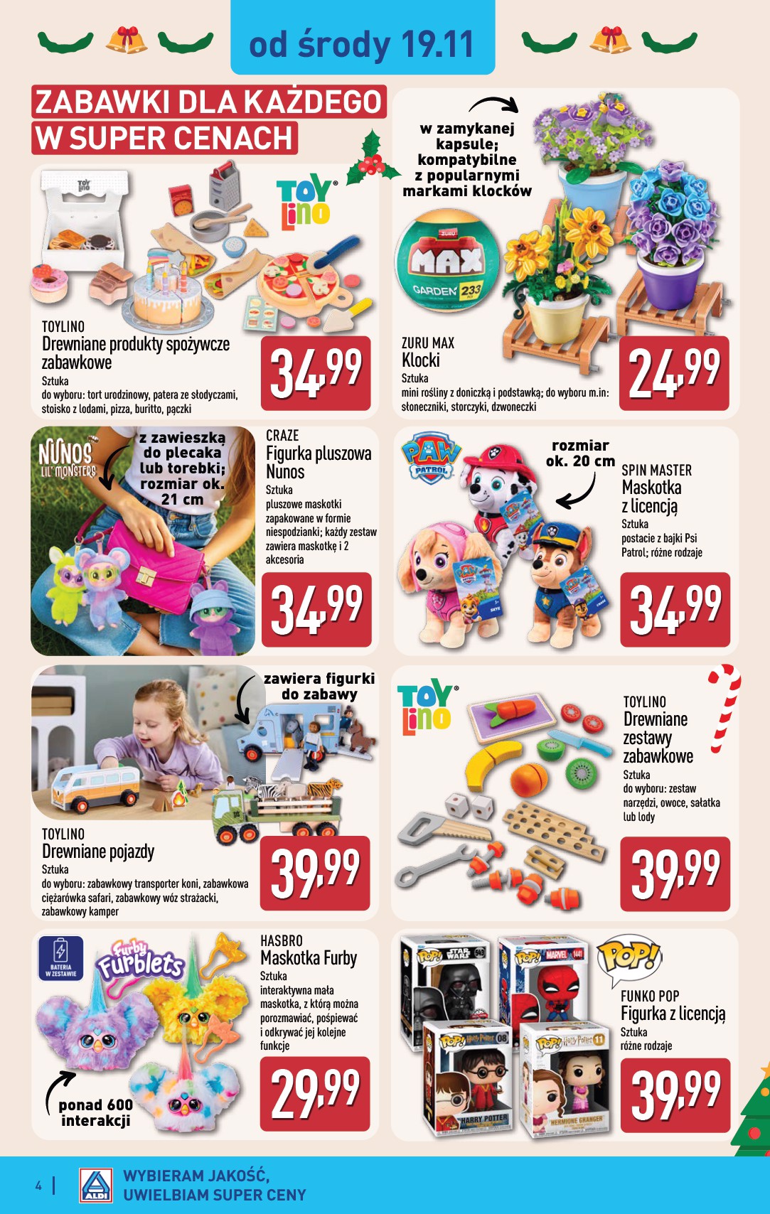 aldi - Gazetka ALDI - Artykuły przemysłowe i tekstylia - ważna od 19.11. do 22.11. - page: 4