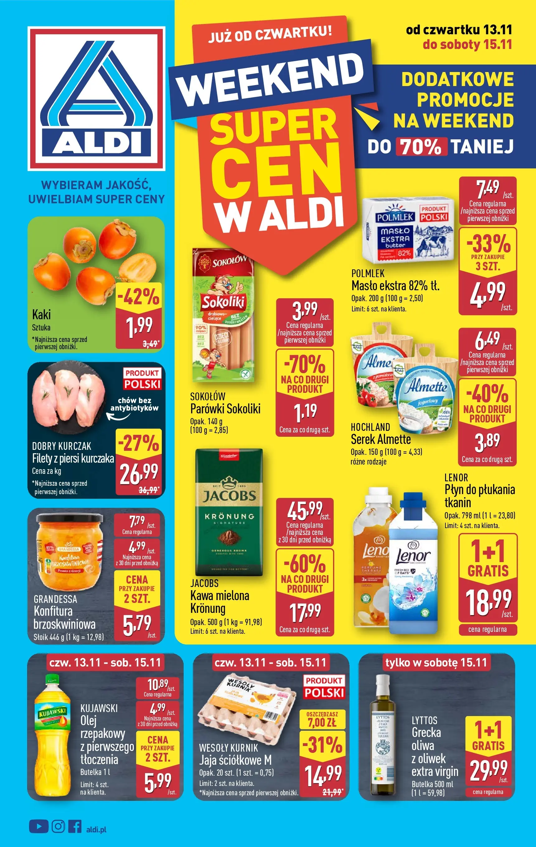 aldi - Gazetka ALDI - Weekend super cen - ważna od 13.11. do 15.11.