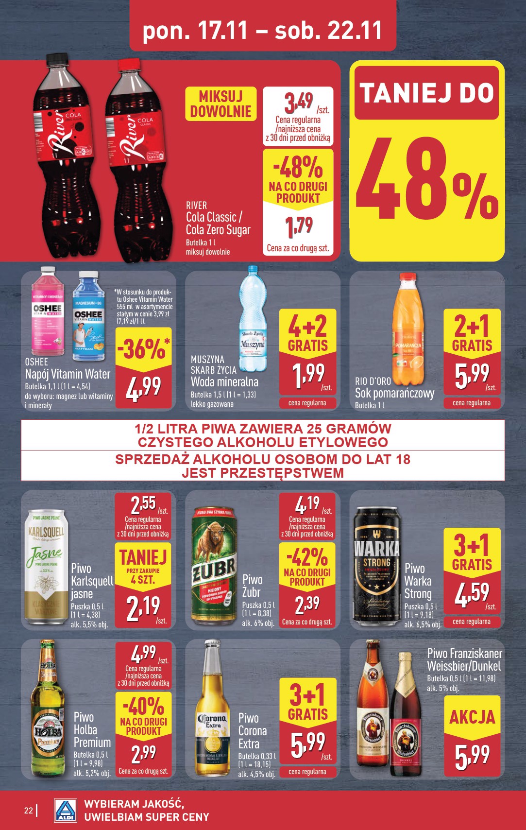 aldi - Gazetka ALDI - ważna od 17.11. do 22.11. - page: 22