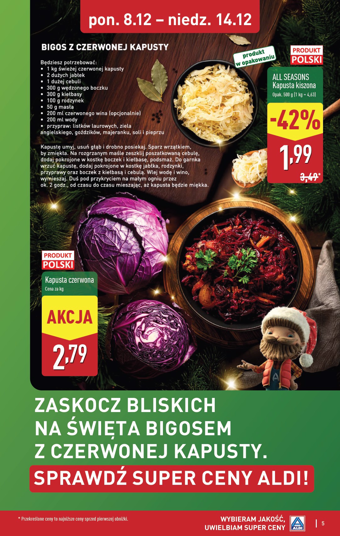 aldi - Gazetka ALDI - Gwiazdy świątecznego stołu - ważna od 08.12. do 14.12. - page: 5