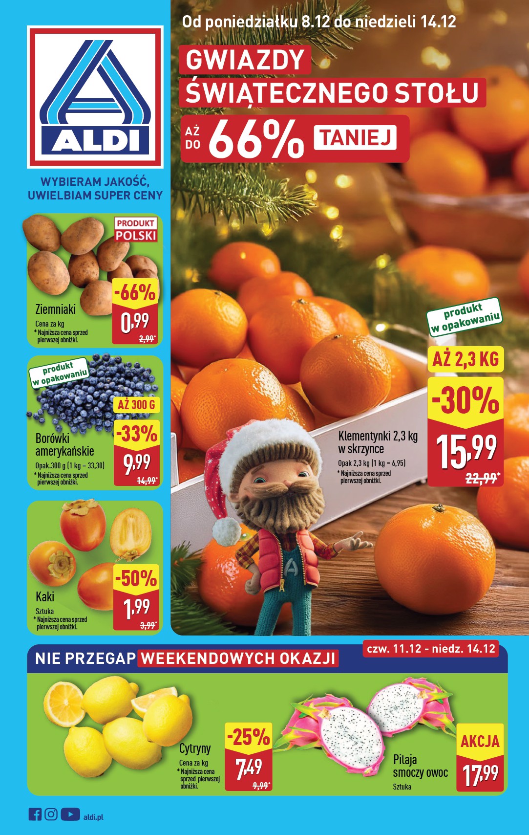 aldi - Gazetka ALDI - Gwiazdy świątecznego stołu - ważna od 08.12. do 14.12.
