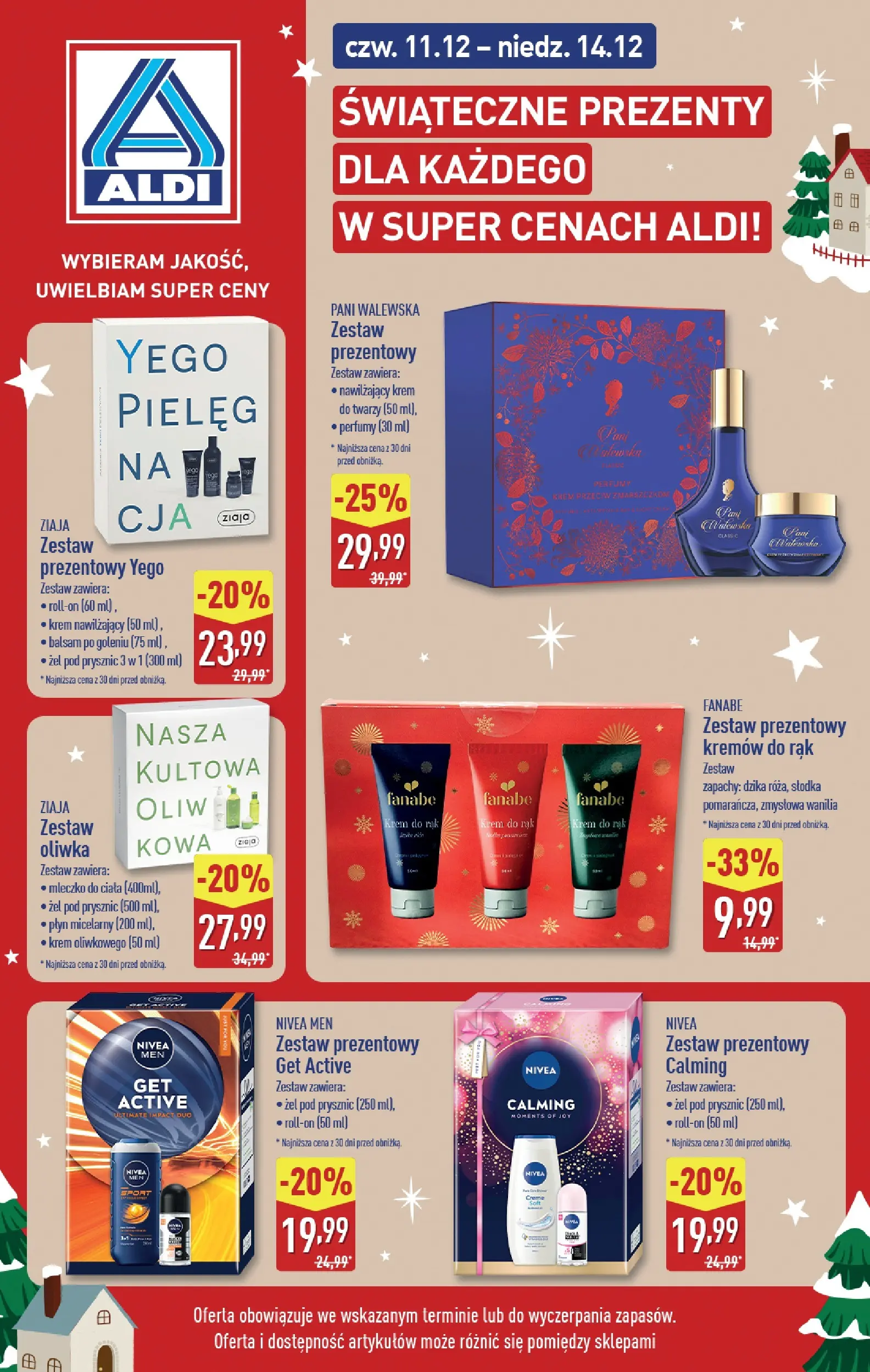 aldi - Gazetka ALDI - Świąteczne zestawy kosmetyczne - ważna od 11.12. do 14.12.