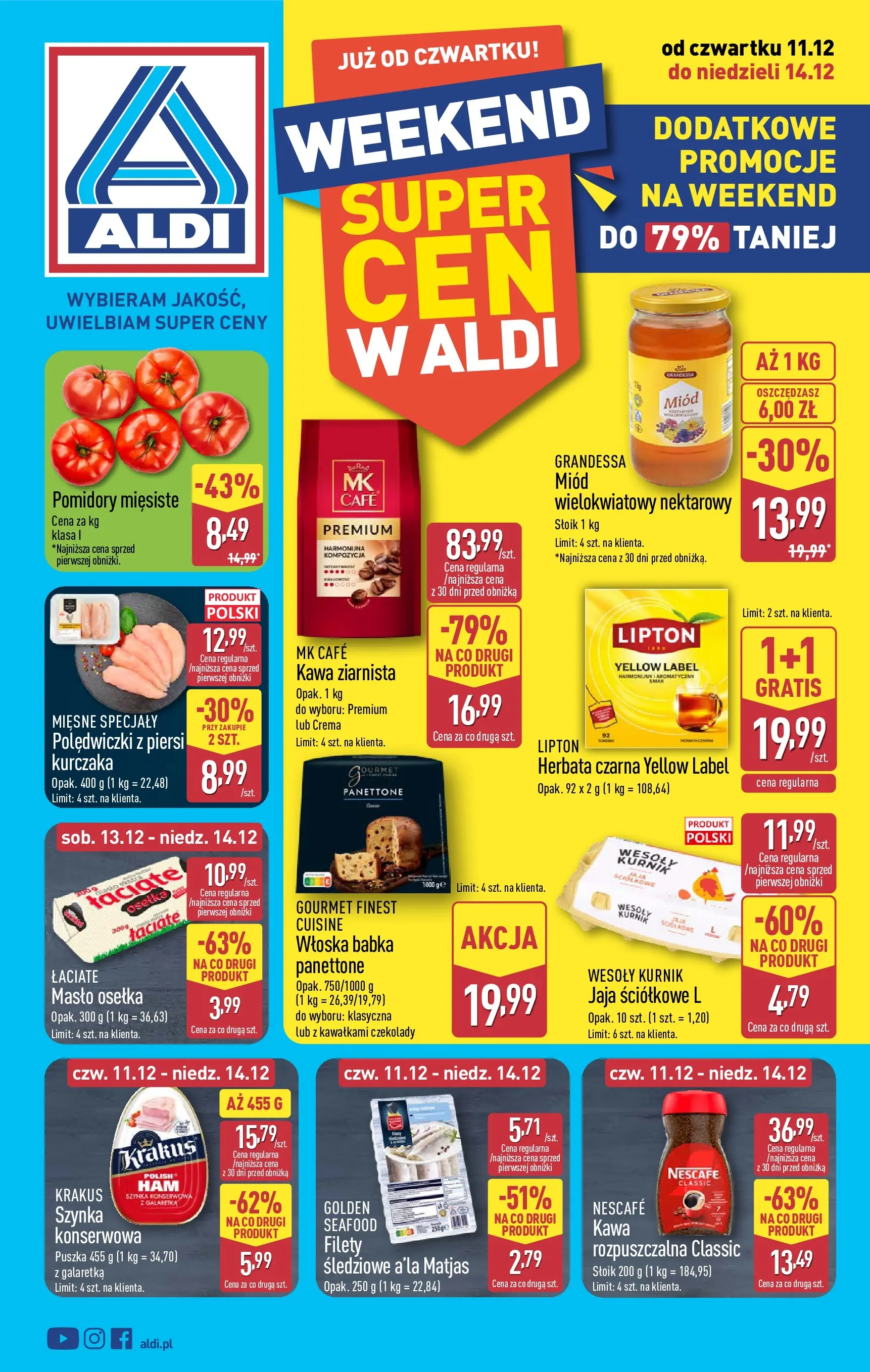 aldi - Gazetka ALDI - Dodatkowe promocje na weekend - ważna od 11.12. do 14.12. - page: 1