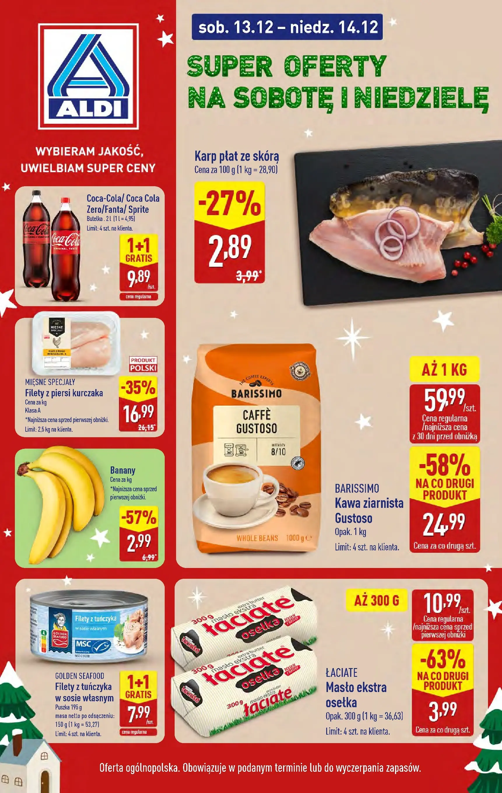 aldi - Gazetka ALDI - Super oferty na sobotę i niedzielę - ważna od 13.12. do 14.12.
