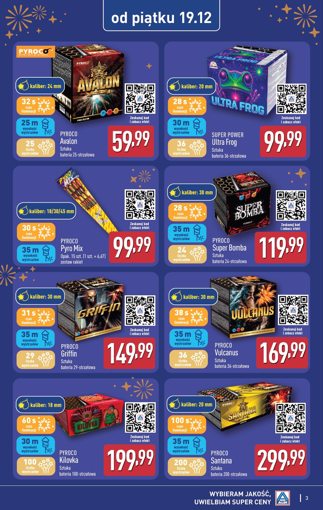 aldi - Gazetka ALDI - Fajerwerki - ważna od 19.12. do 31.12. - page: 3