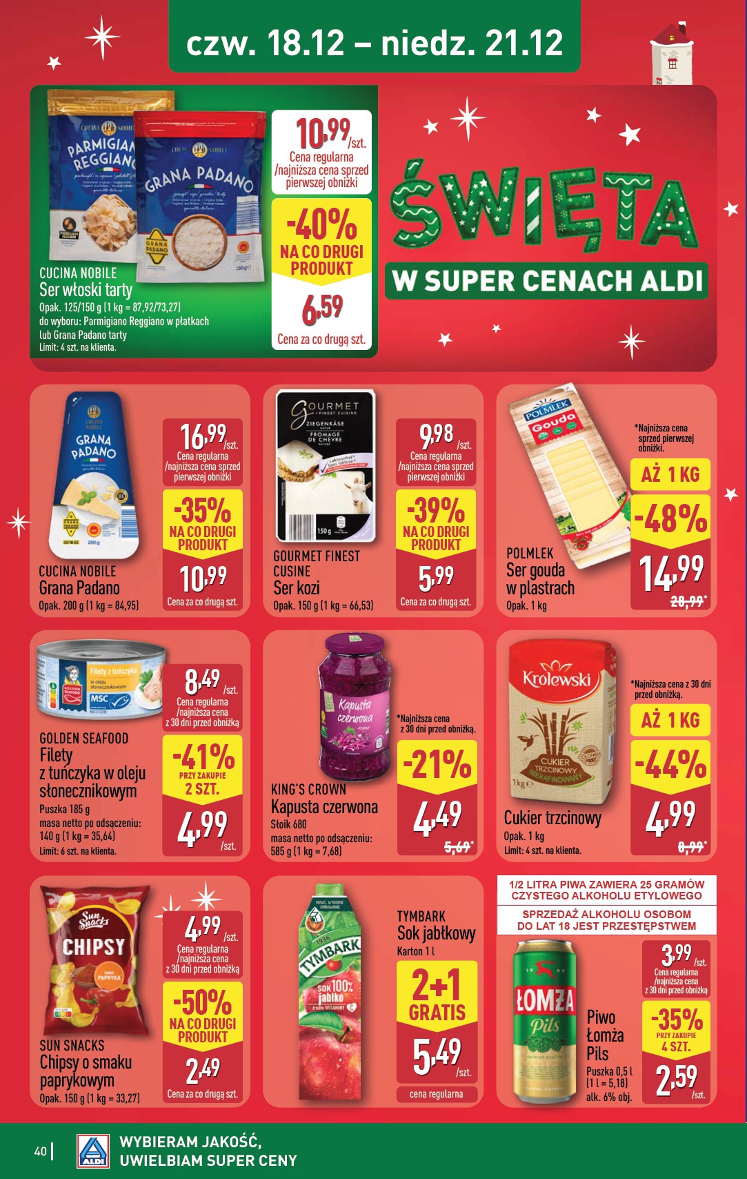 aldi - Gazetka ALDI - ważna od 15.12. do 21.12. - page: 40