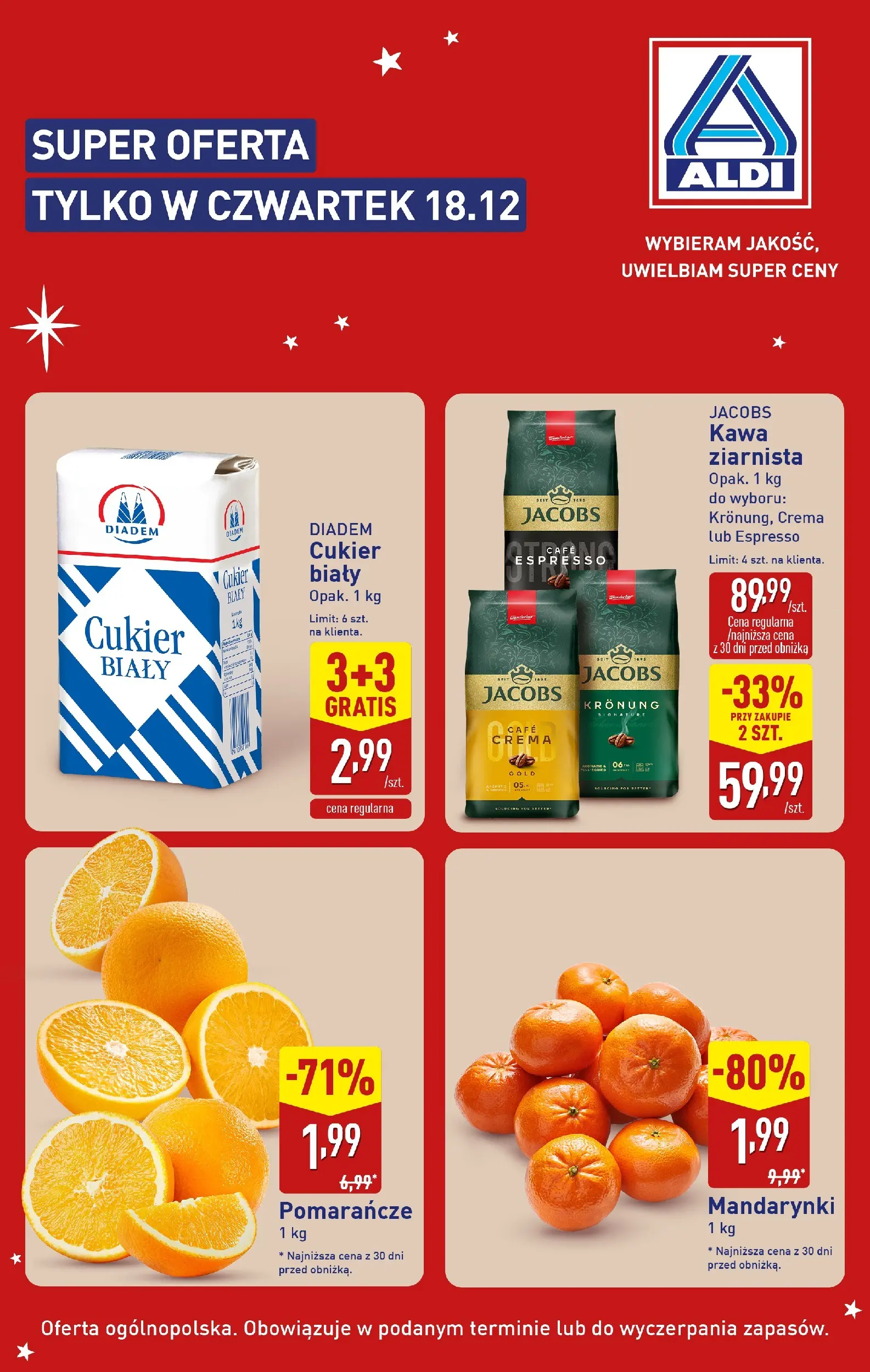 aldi - Gazetka ALDI - Tylko w czwartek - ważna od 18.12. do 18.12.