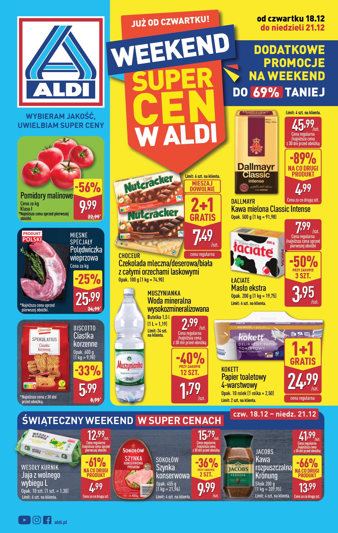 aldi - Gazetka ALDI - Oferta weekendowa - ważna od 18.12. do 21.12.