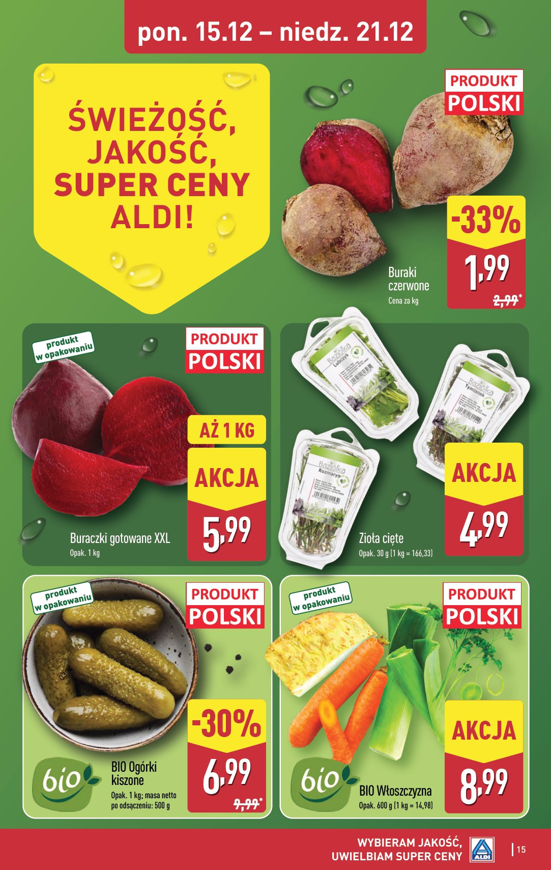 aldi - Gazetka ALDI - Oferta weekendowa - ważna od 18.12. do 21.12. - page: 15