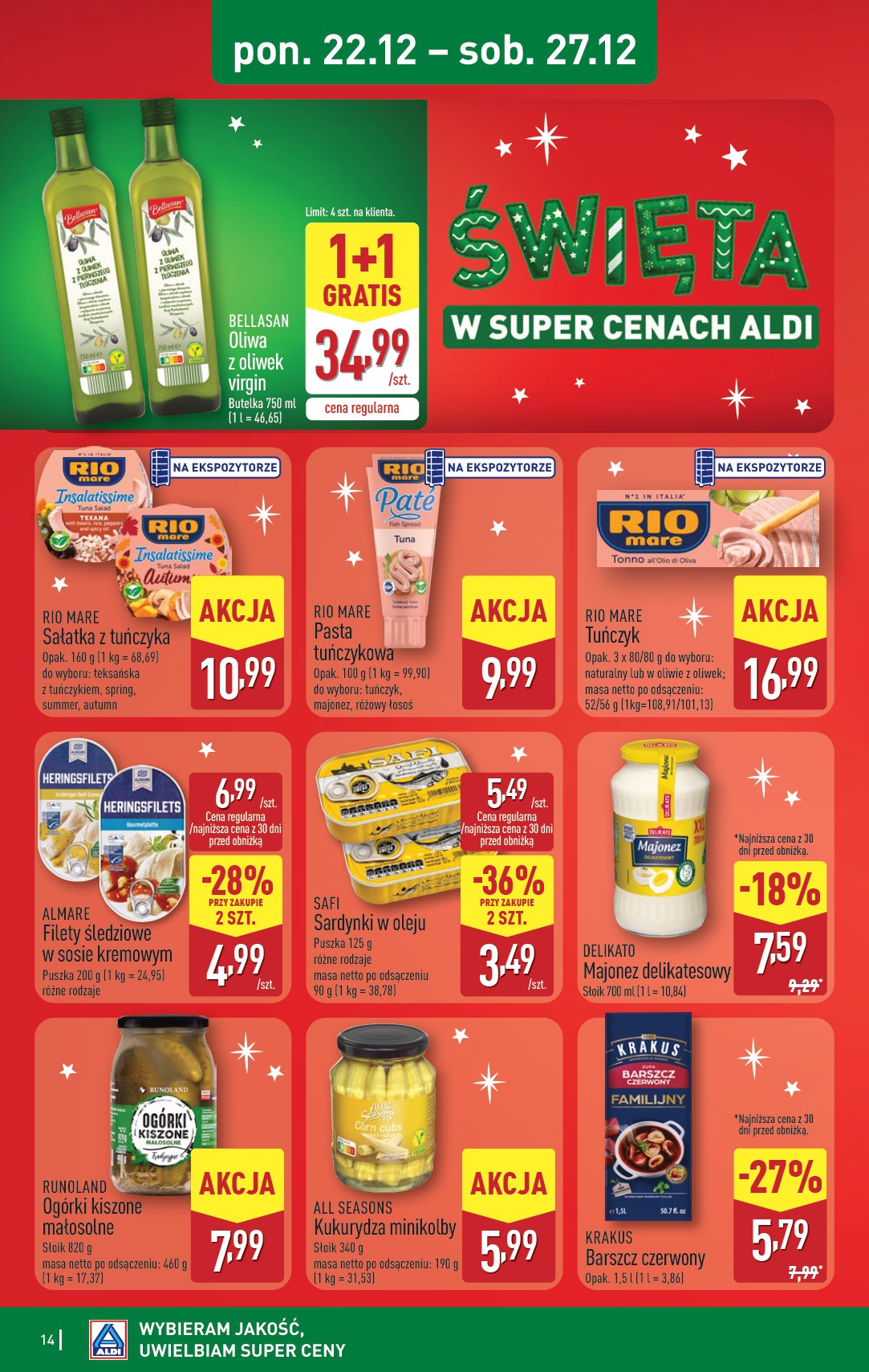 aldi - Gazetka ALDI - ważna od 22.12. do 27.12. - page: 14