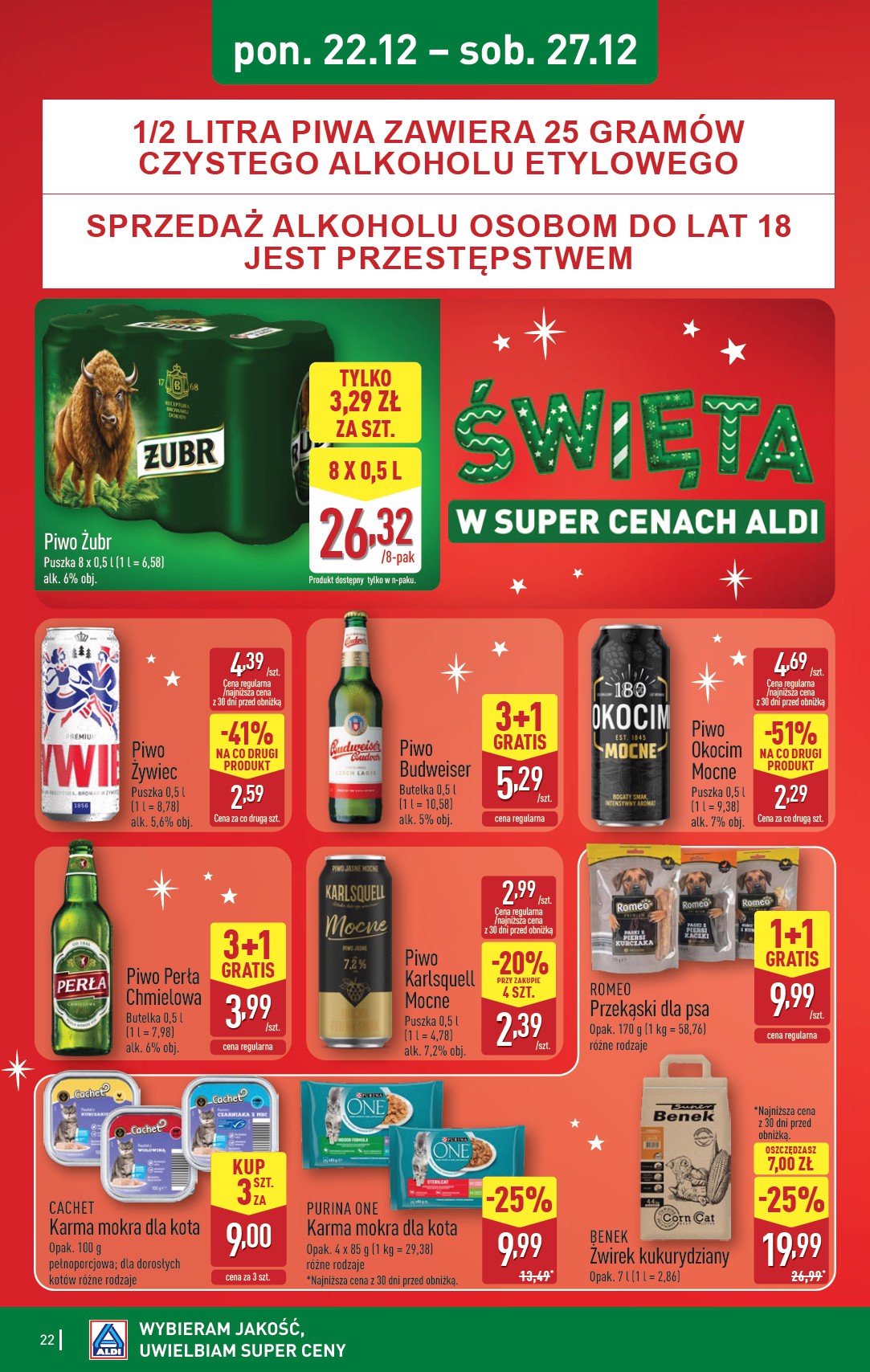 aldi - Gazetka ALDI - ważna od 22.12. do 27.12. - page: 22