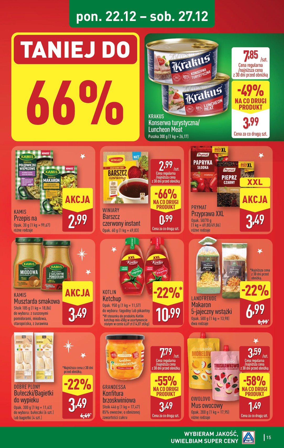 aldi - Gazetka ALDI - ważna od 22.12. do 27.12. - page: 15