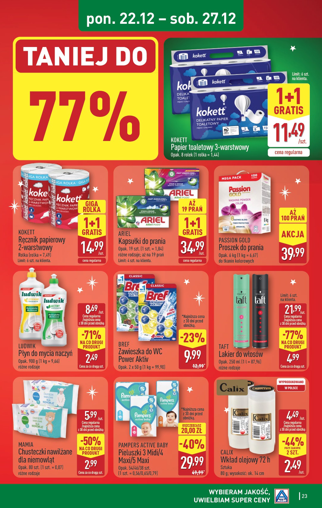 aldi - Gazetka ALDI - ważna od 22.12. do 27.12. - page: 23