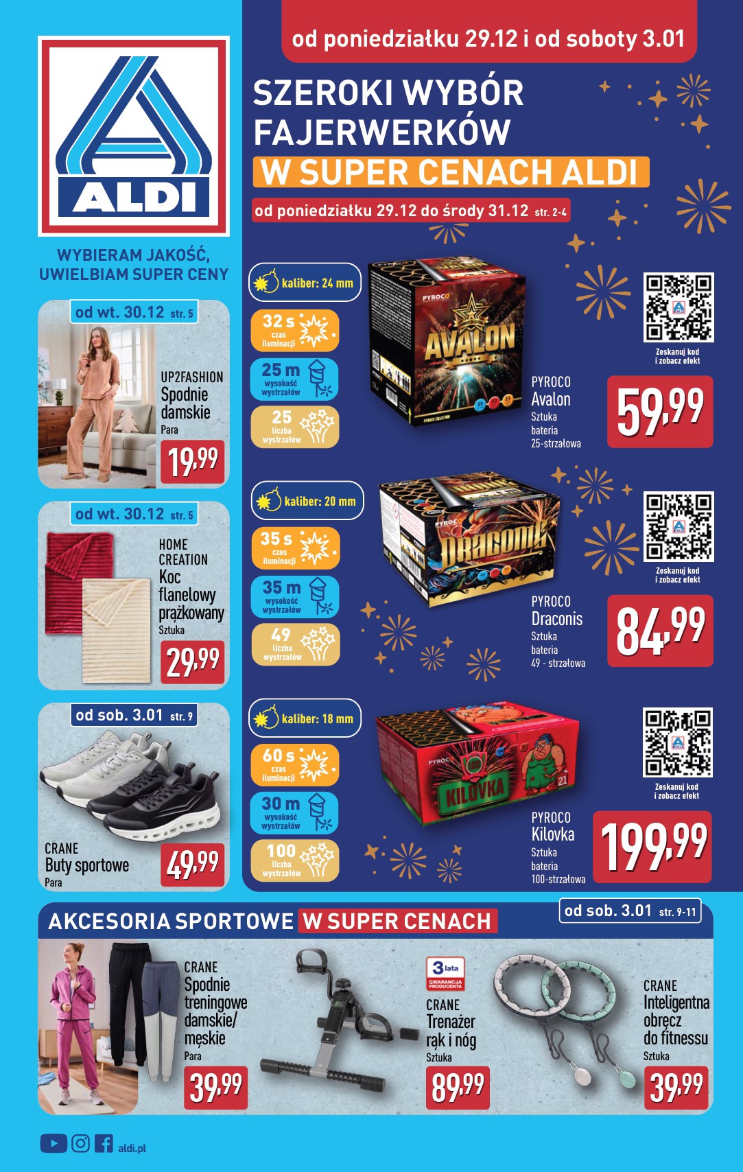 aldi - Gazetka ALDI - Artykuły przemysłowe i tekstylia - ważna od 29.12. do 03.01.