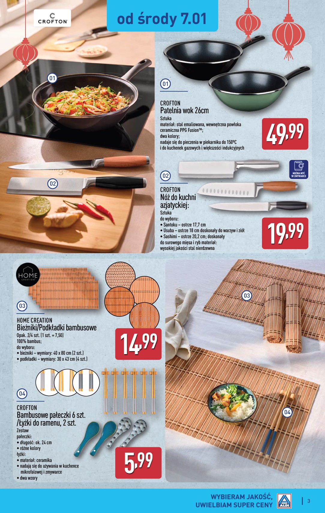 aldi - Gazetka ALDI - Artykuły przemysłowe i tekstylia - ważna od 07.01. do 10.01. - page: 3