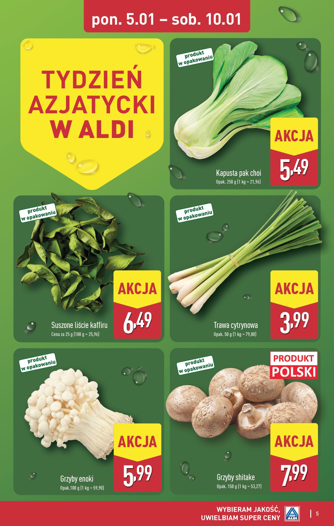 aldi - Gazetka ALDI - Tydzień Azjatycki - ważna od 05.01. do 10.01. - page: 5