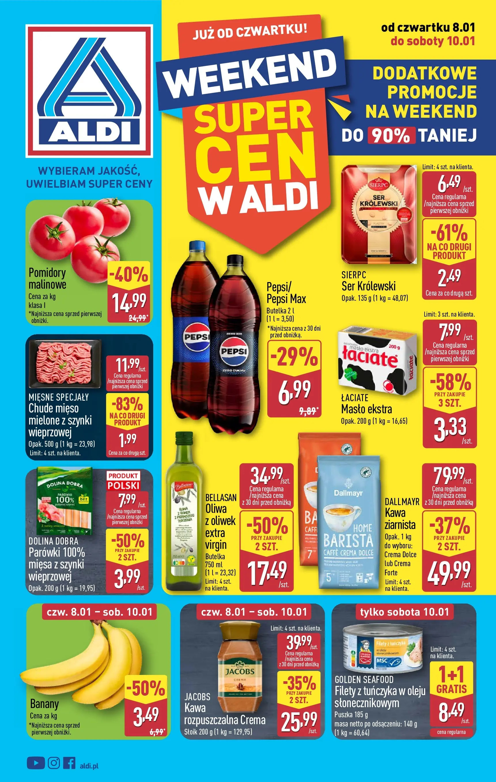 aldi - Gazetka ALDI - Weekendowe promocje - ważna od 08.01. do 10.01.