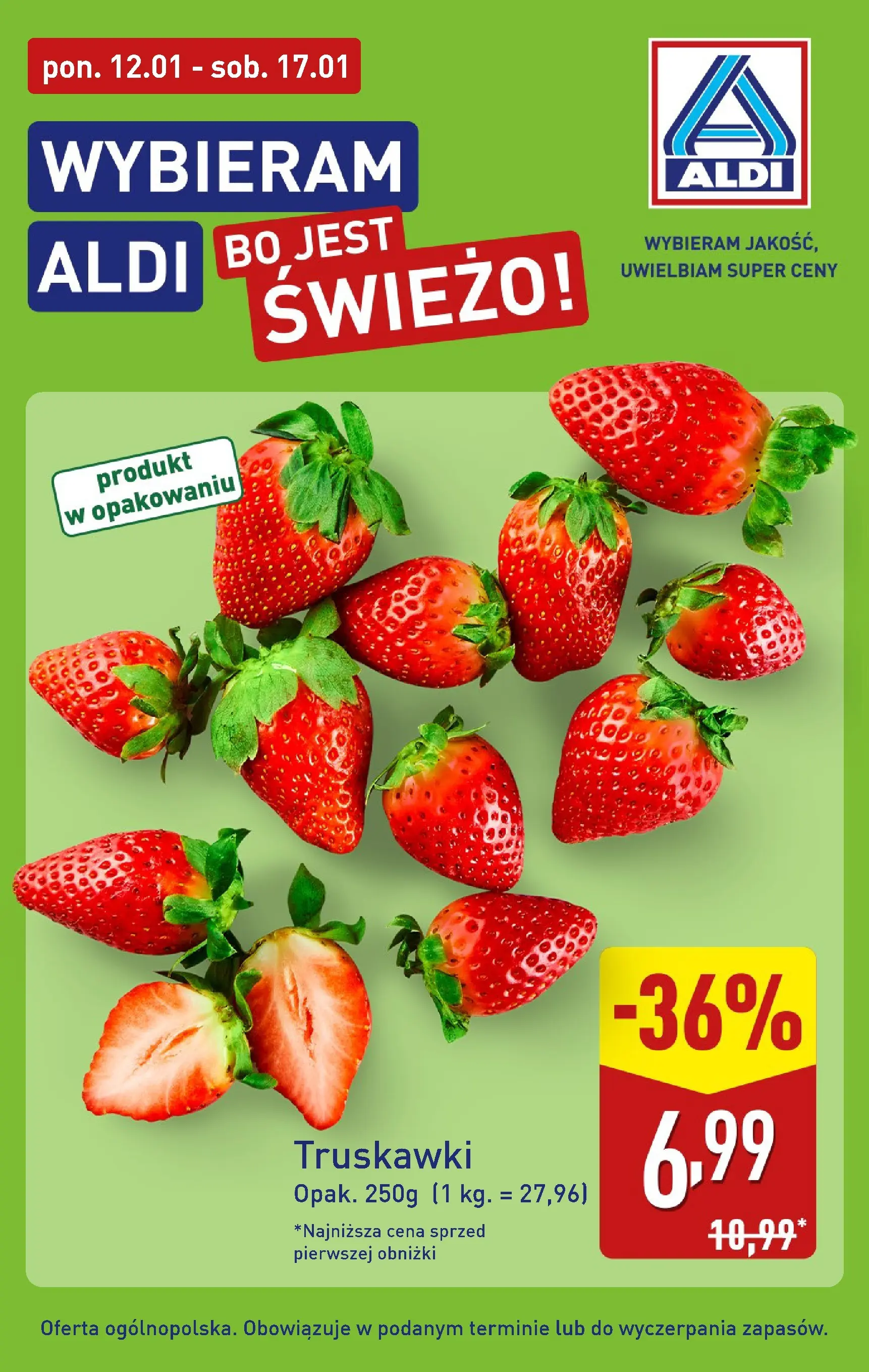 aldi - Gazetka ALDI - Truskawki - ważna od 12.01. do 17.01.