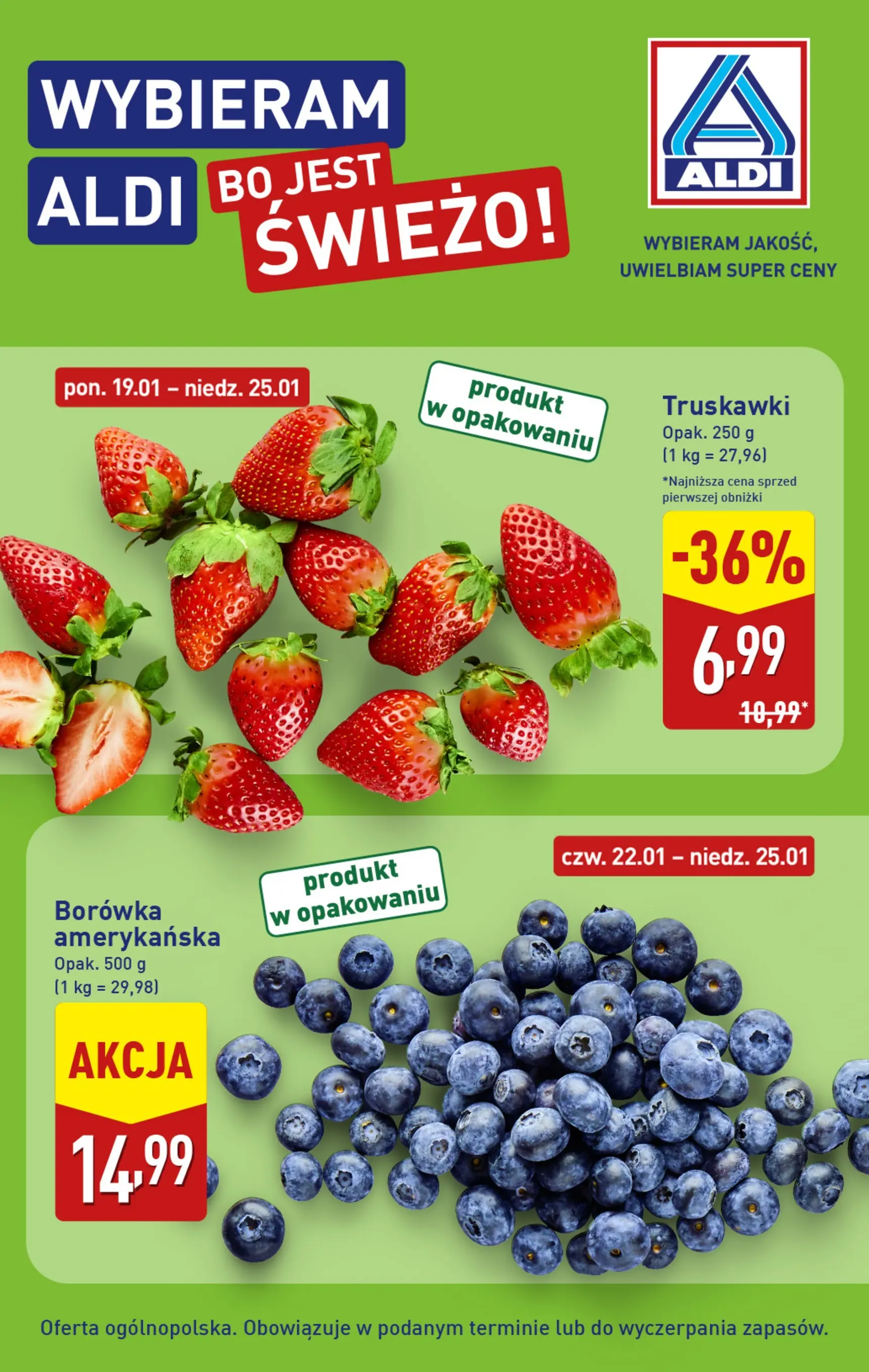 aldi - Gazetka ALDI - Świeże owoce - ważna od 19.01. do 25.01.