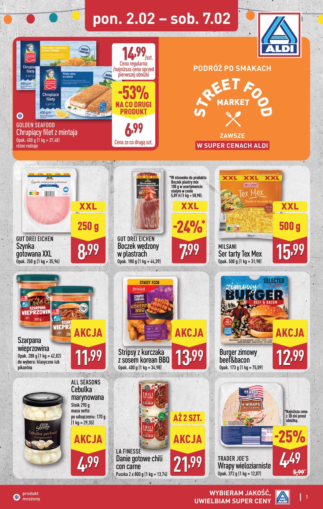 aldi - Gazetka ALDI - Street Food - ważna od 02.02.2026 do 07.02.2026