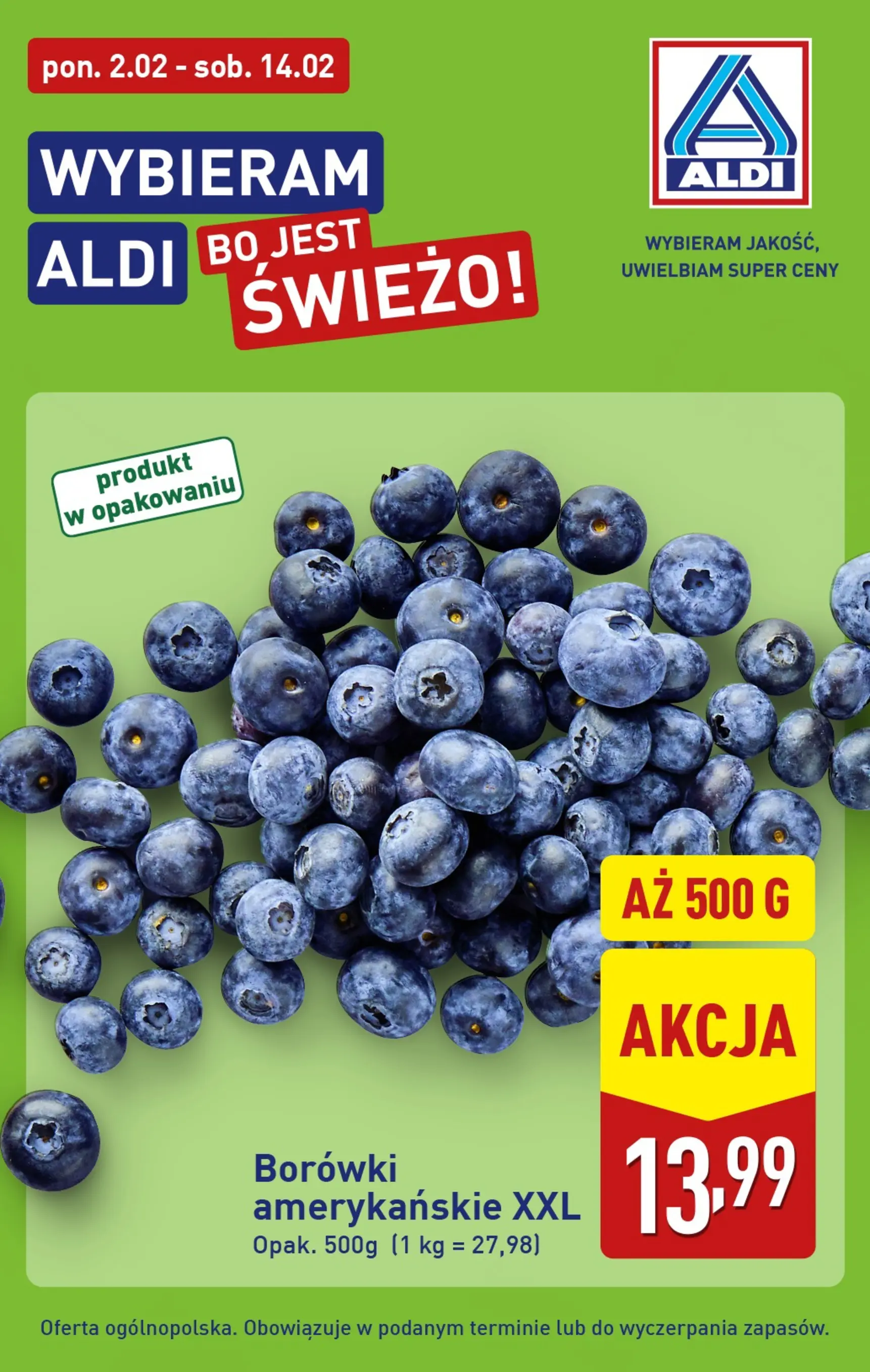 aldi - Gazetka ALDI - Borówka - ważna od 02.02.2026 do 14.02.2026