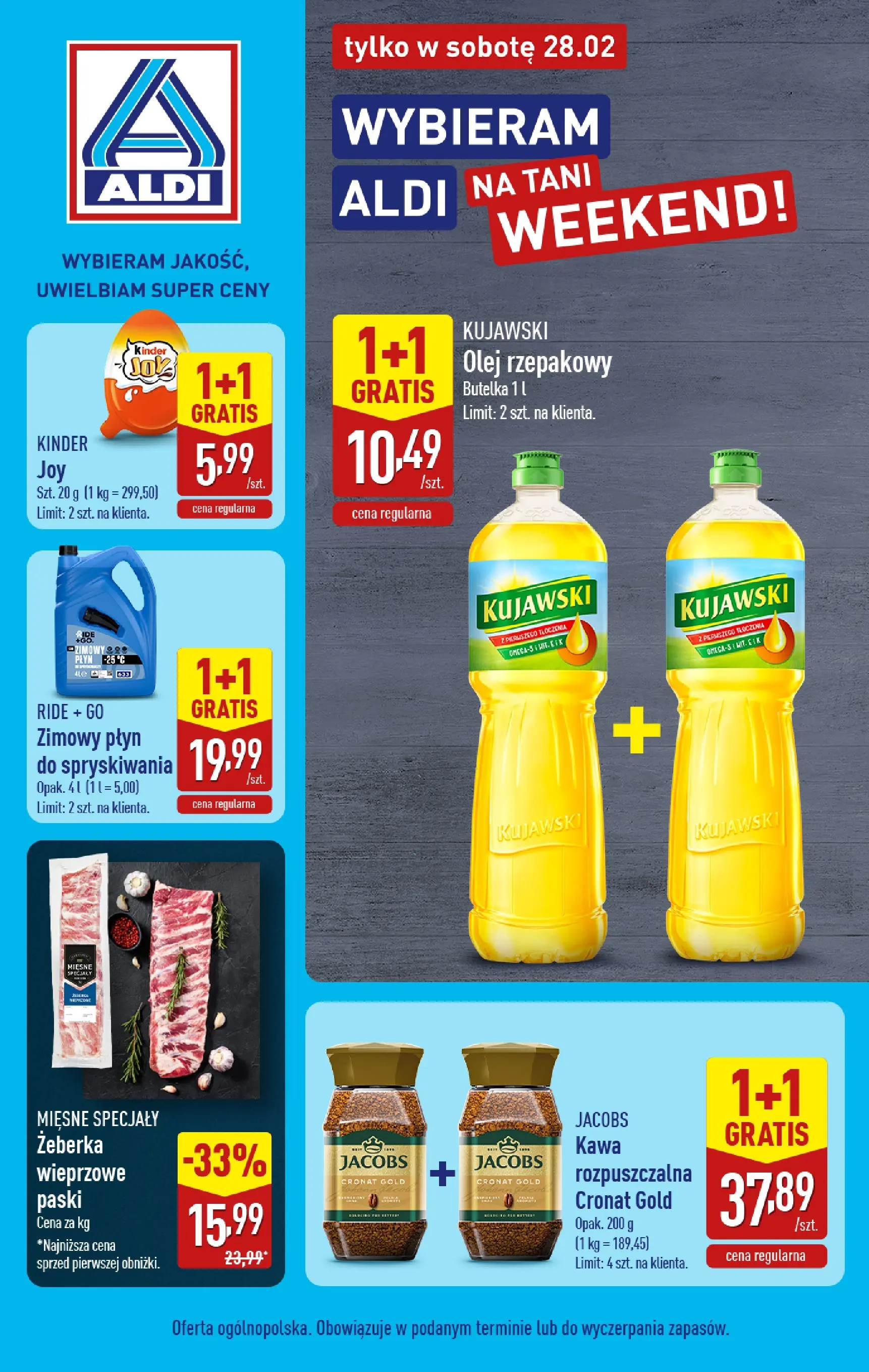 aldi - Gazetka ALDI - Super sobota - ważna od 28.02.2026 - 28.02.2026