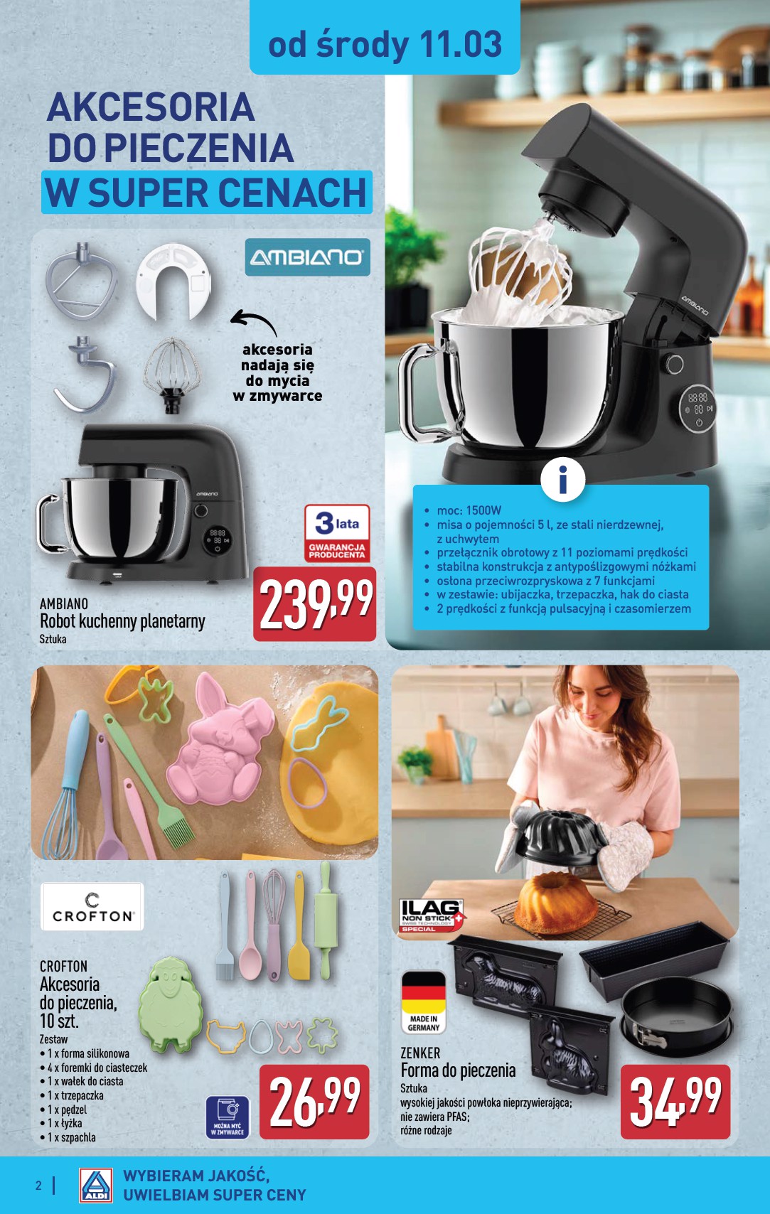 aldi - Gazetka ALDI - Artykuły przemysłowe i tekstylia - ważna od 11.03.2026 do 14.03.2026 - page: 2