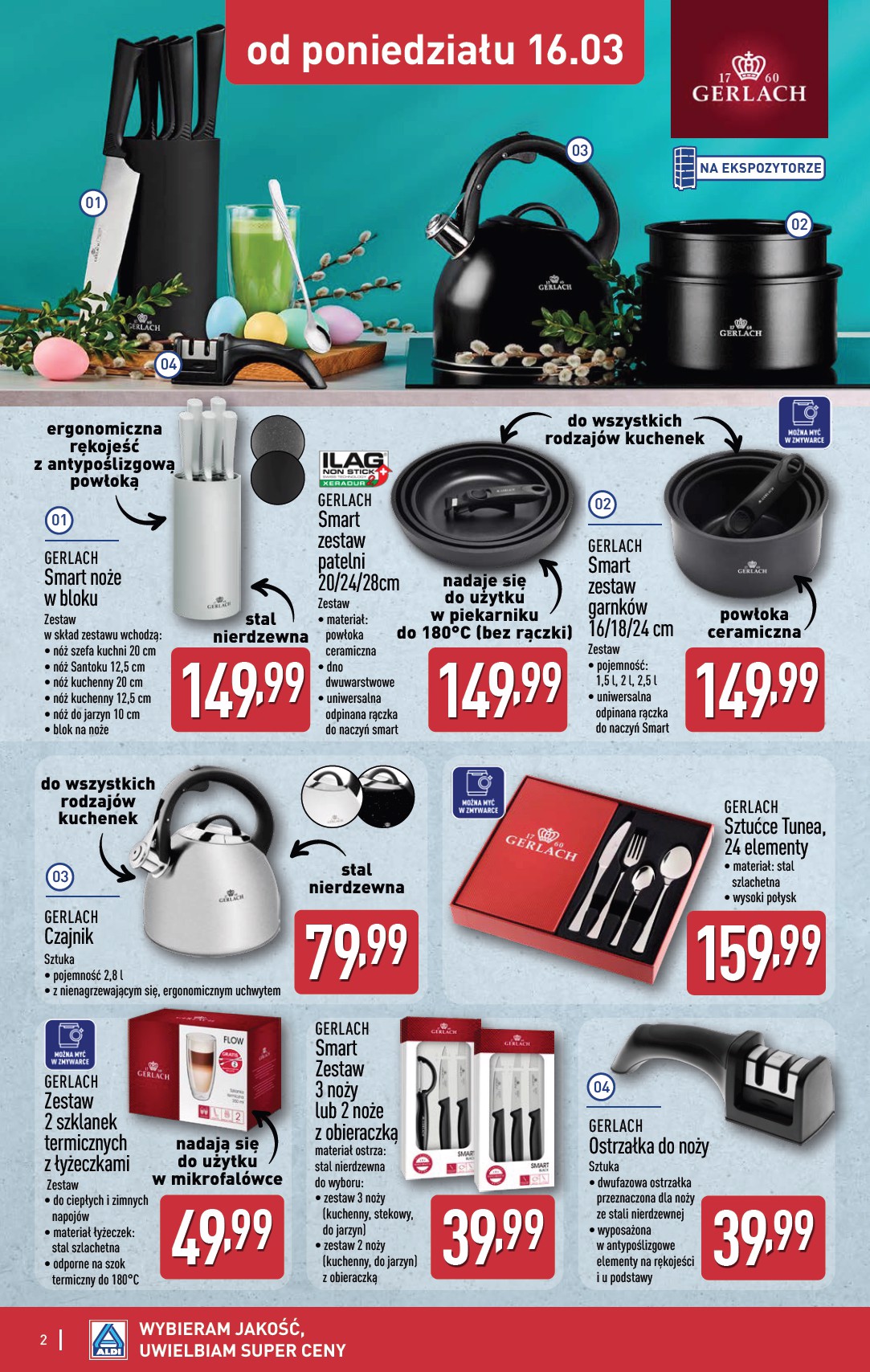 aldi - Gazetka ALDI - Artykuły przemysłowe i tekstylia - ważna od 18.03.2026 do 21.03.2026 - page: 2