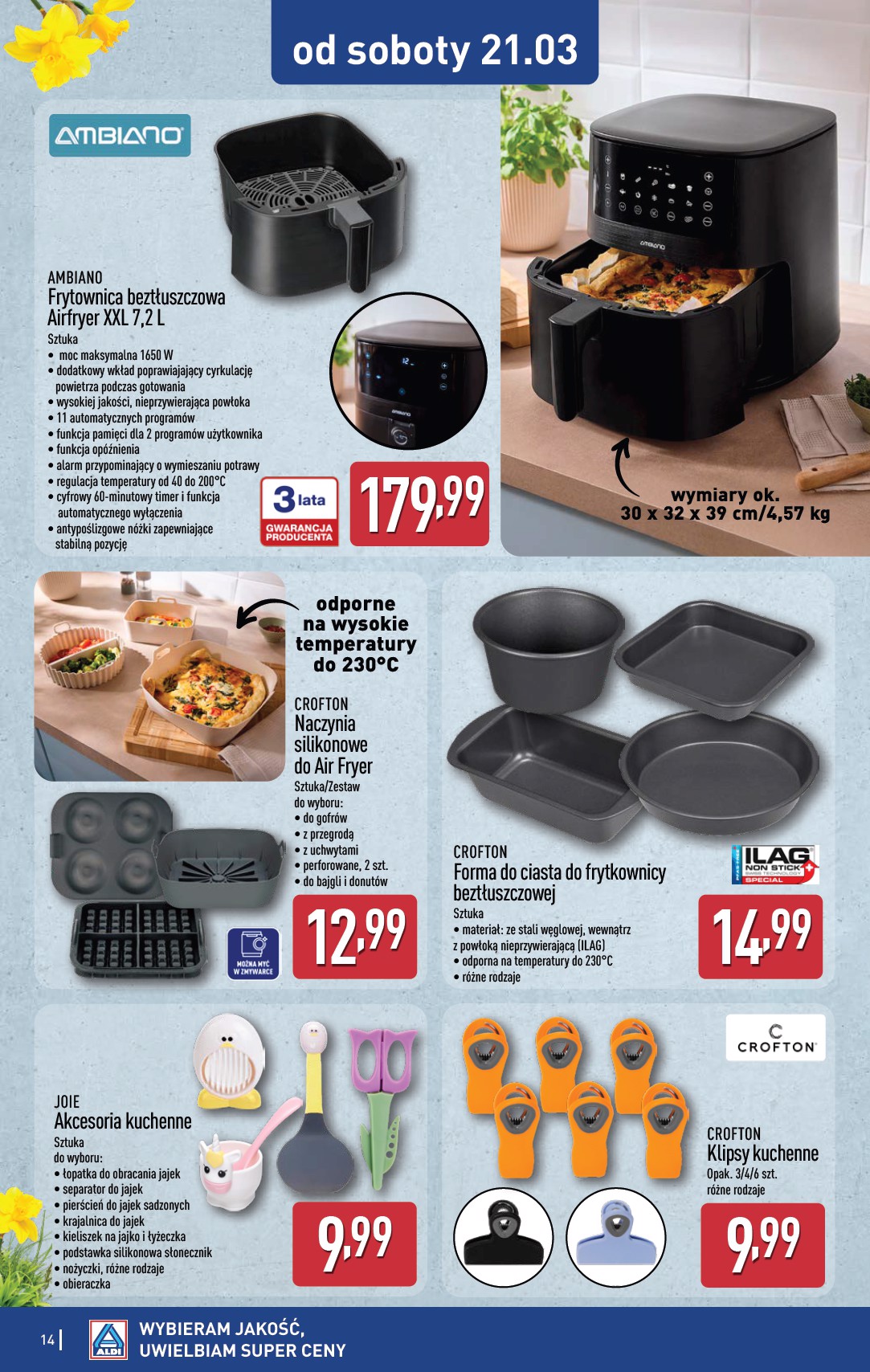 aldi - Gazetka ALDI - Artykuły przemysłowe i tekstylia - ważna od 18.03.2026 do 21.03.2026 - page: 14