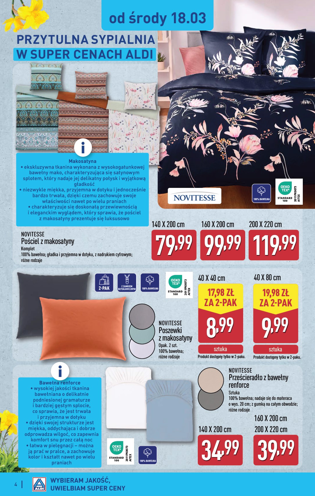 aldi - Gazetka ALDI - Artykuły przemysłowe i tekstylia - ważna od 18.03.2026 do 21.03.2026 - page: 4