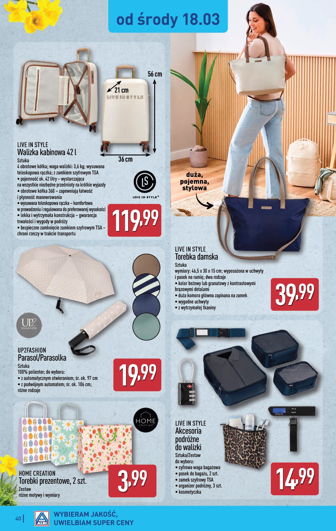 aldi - Gazetka ALDI - ważna od 16.03.2026 do 21.03.2026 - page: 40