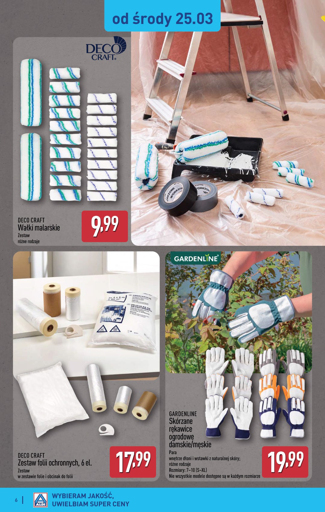 aldi - Gazetka ALDI - Artykuły przemysłowe i tekstylia - ważna od 25.03.2026 do 28.03.2026 - page: 6