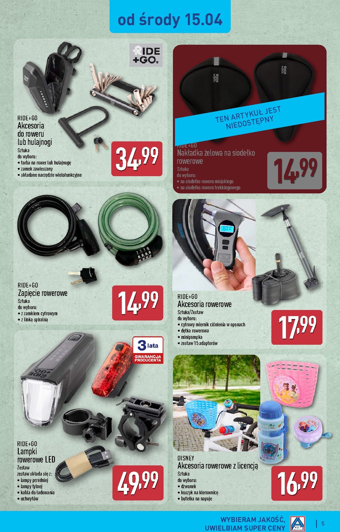 aldi - Nowa gazetka ALDI - Sportowa Moda ważna od 15.04.2026 do 18.04.2026 - page: 5